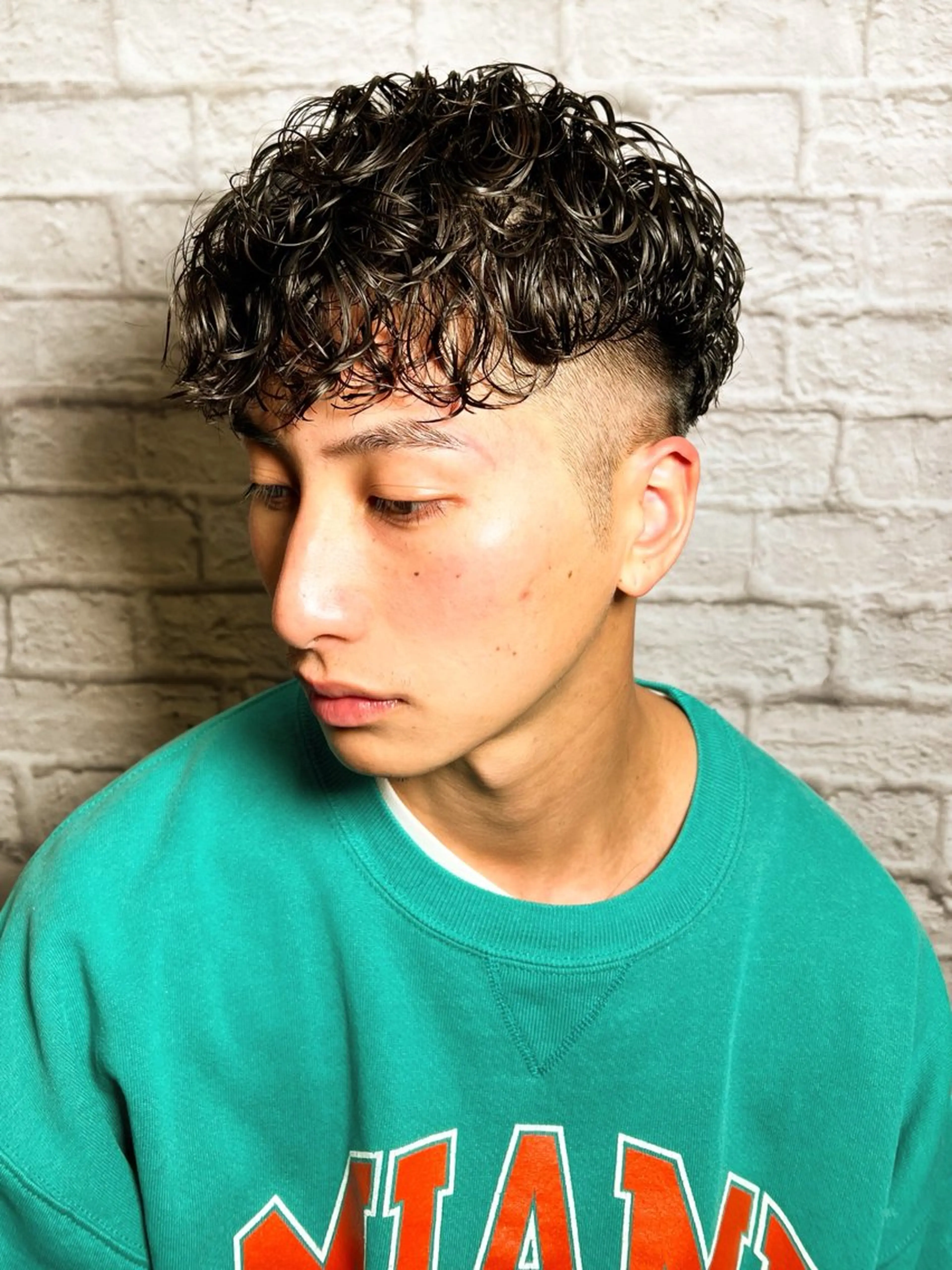 ショート カラー パーマ ヘアアレンジ メンズ メンズカット/パーマ 山崎航平💈のヘアスタイル