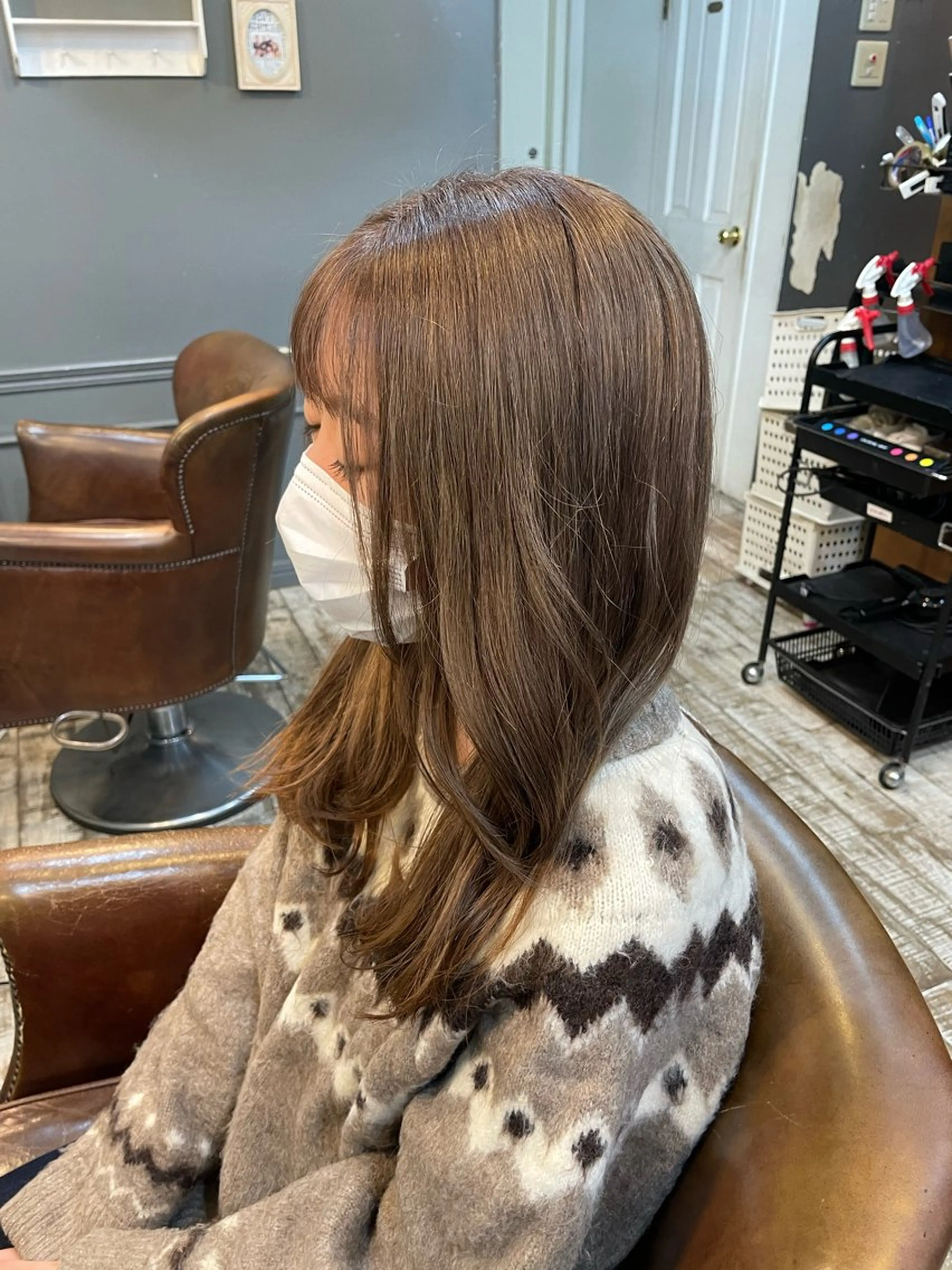 セミロング 🍒桜井 優華🍒のヘアスタイル