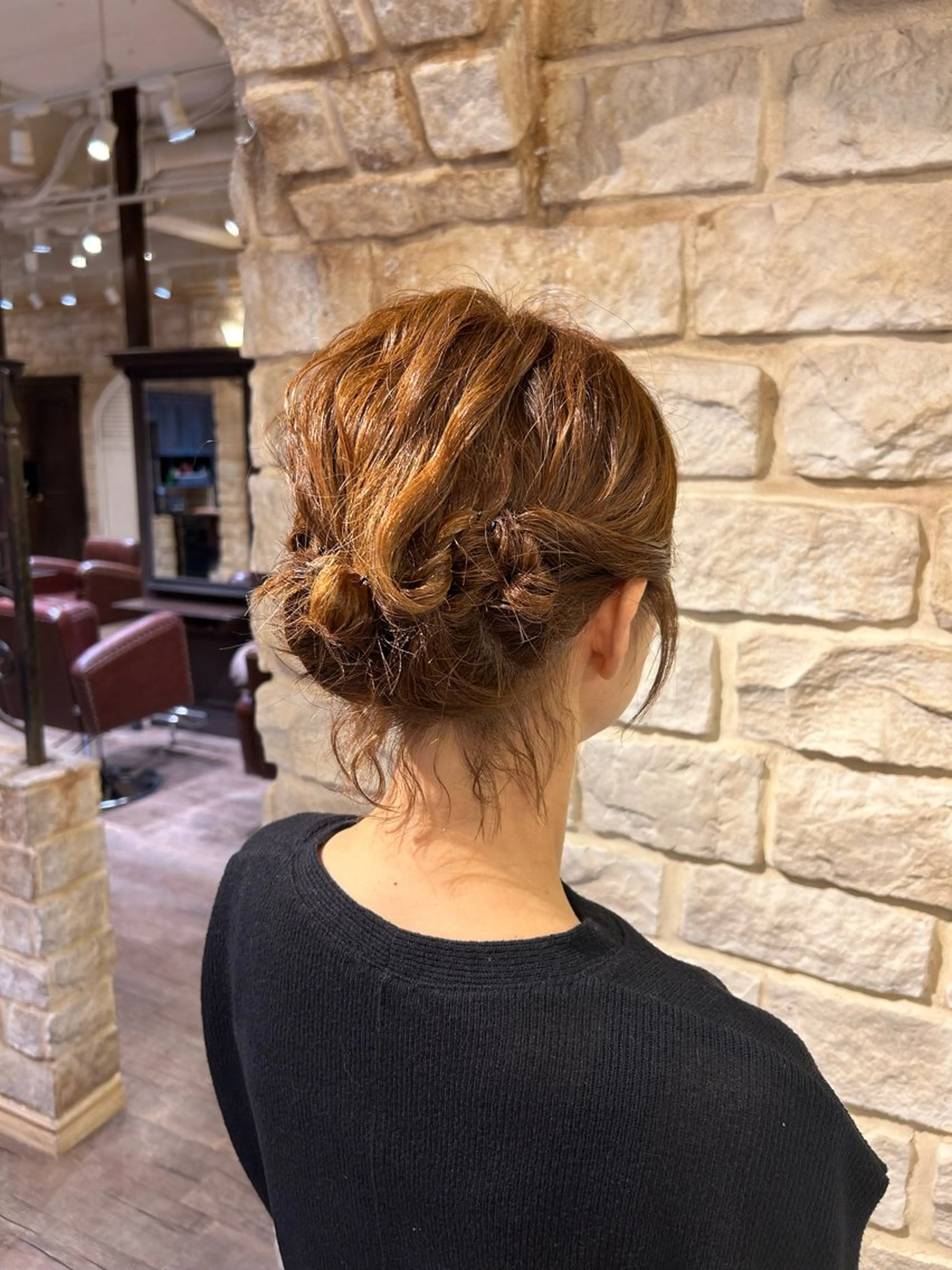 ヘアアレンジ Mei /オリーブ カラー/アレンジのヘアスタイル