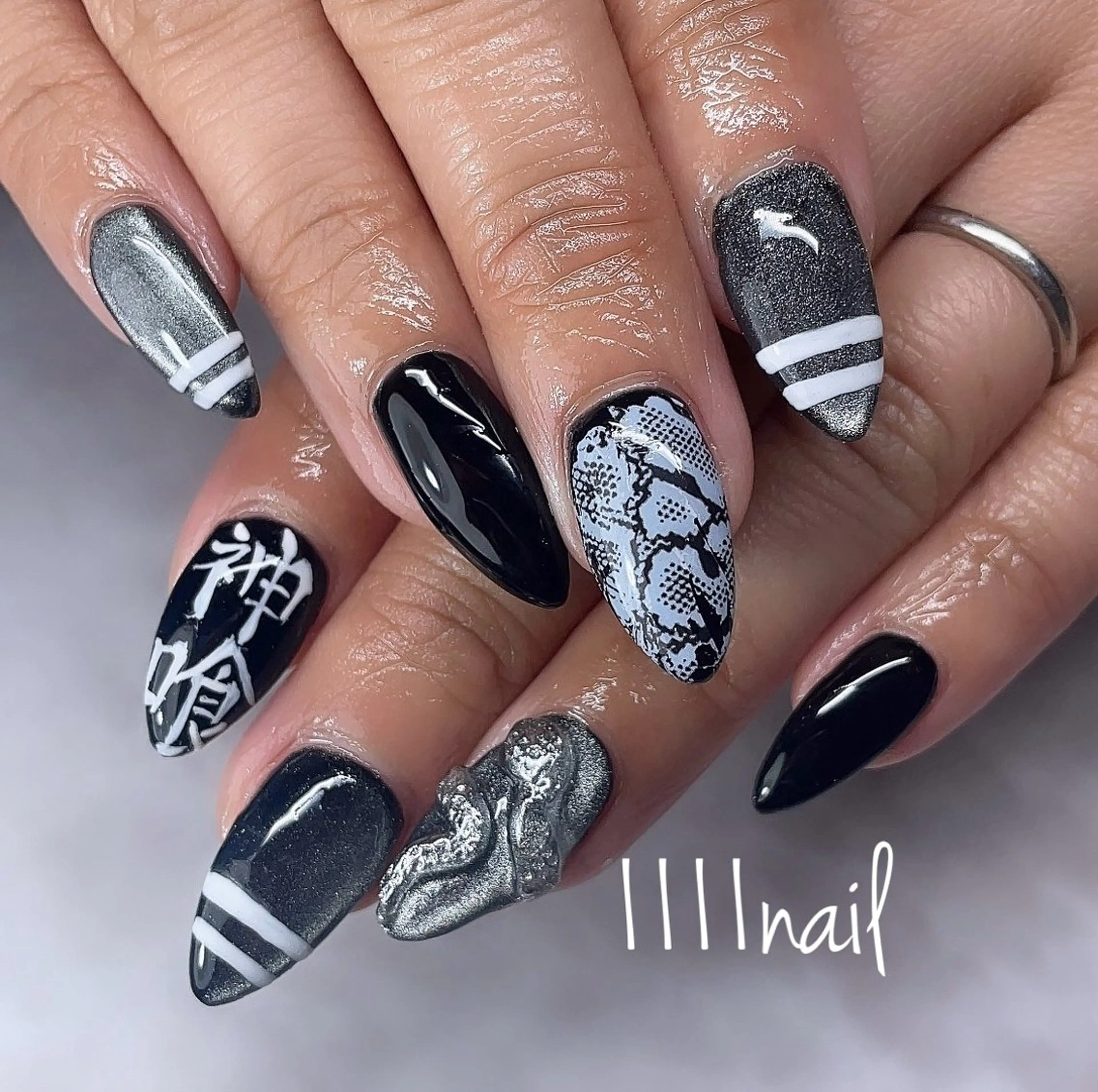 ネイル ハンドネイル 1111nail イチカワのネイルデザイン