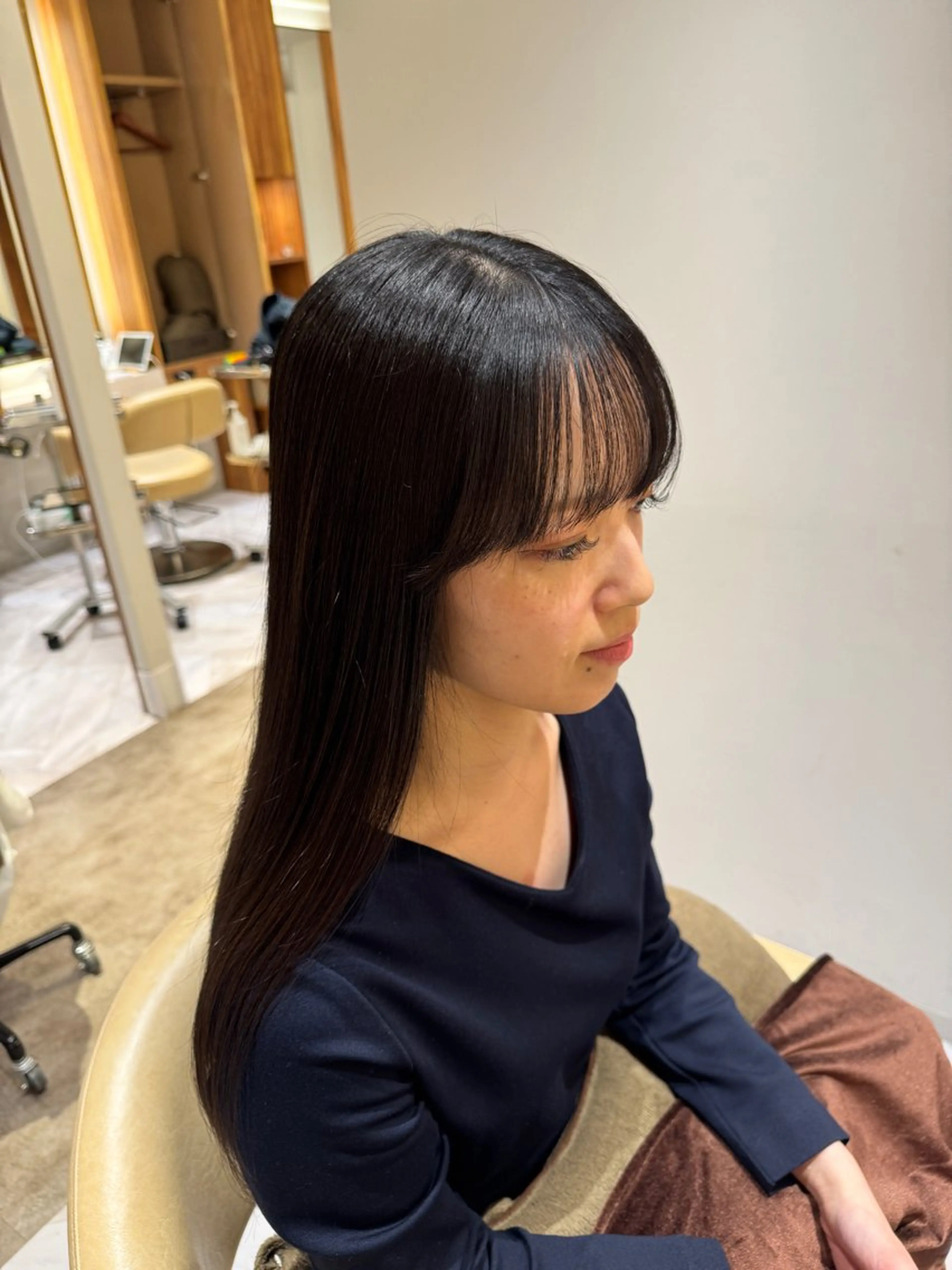 ロング bloom296 富里所属・🫧透明感カラー🫧 ロン毛美容師のヘアスタイル