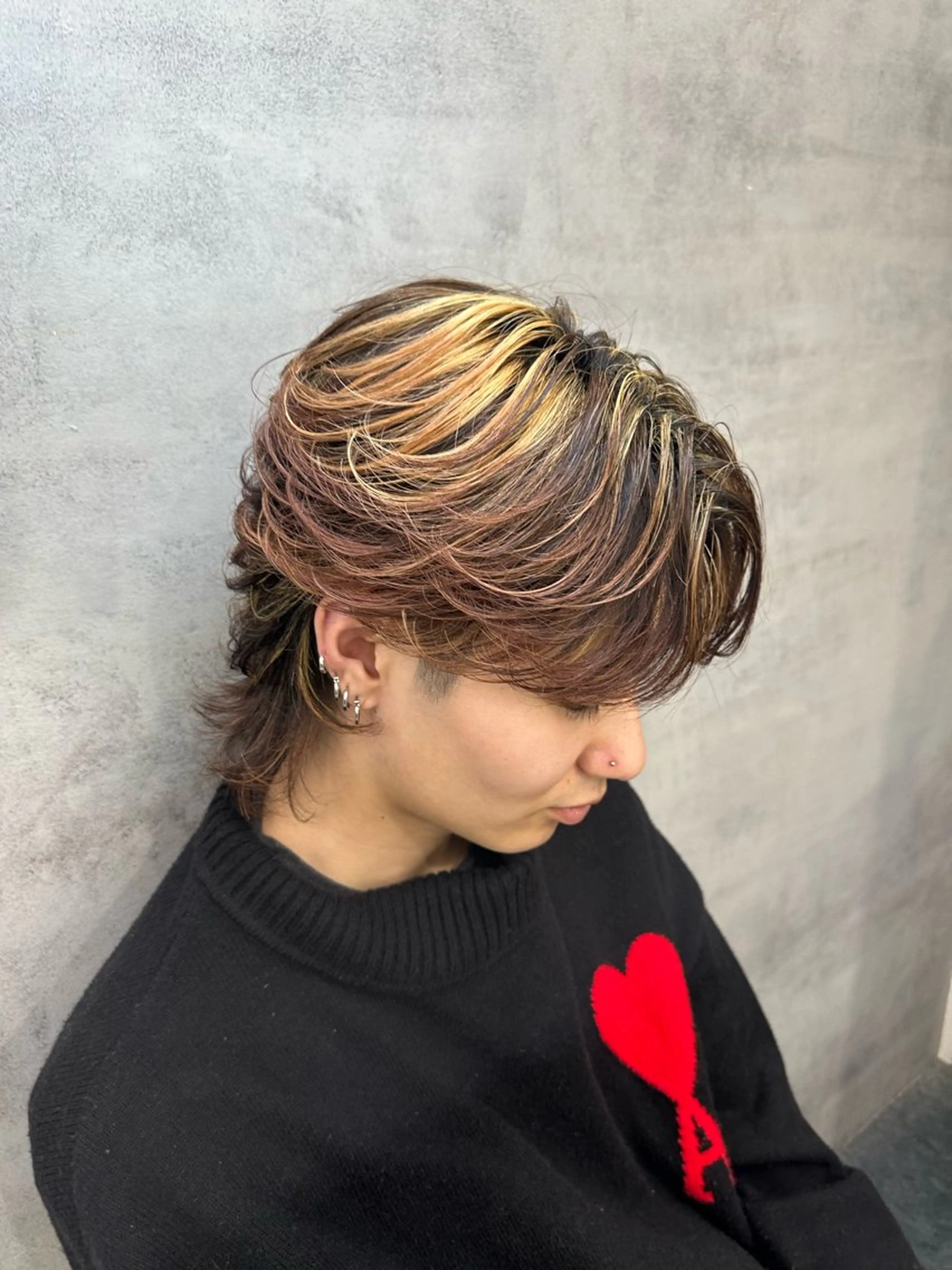 ミディアム ヘアアレンジ メンズ NEXT NEO所属・メンズヘア静岡 ✂︎Ryuheiのヘアスタイル