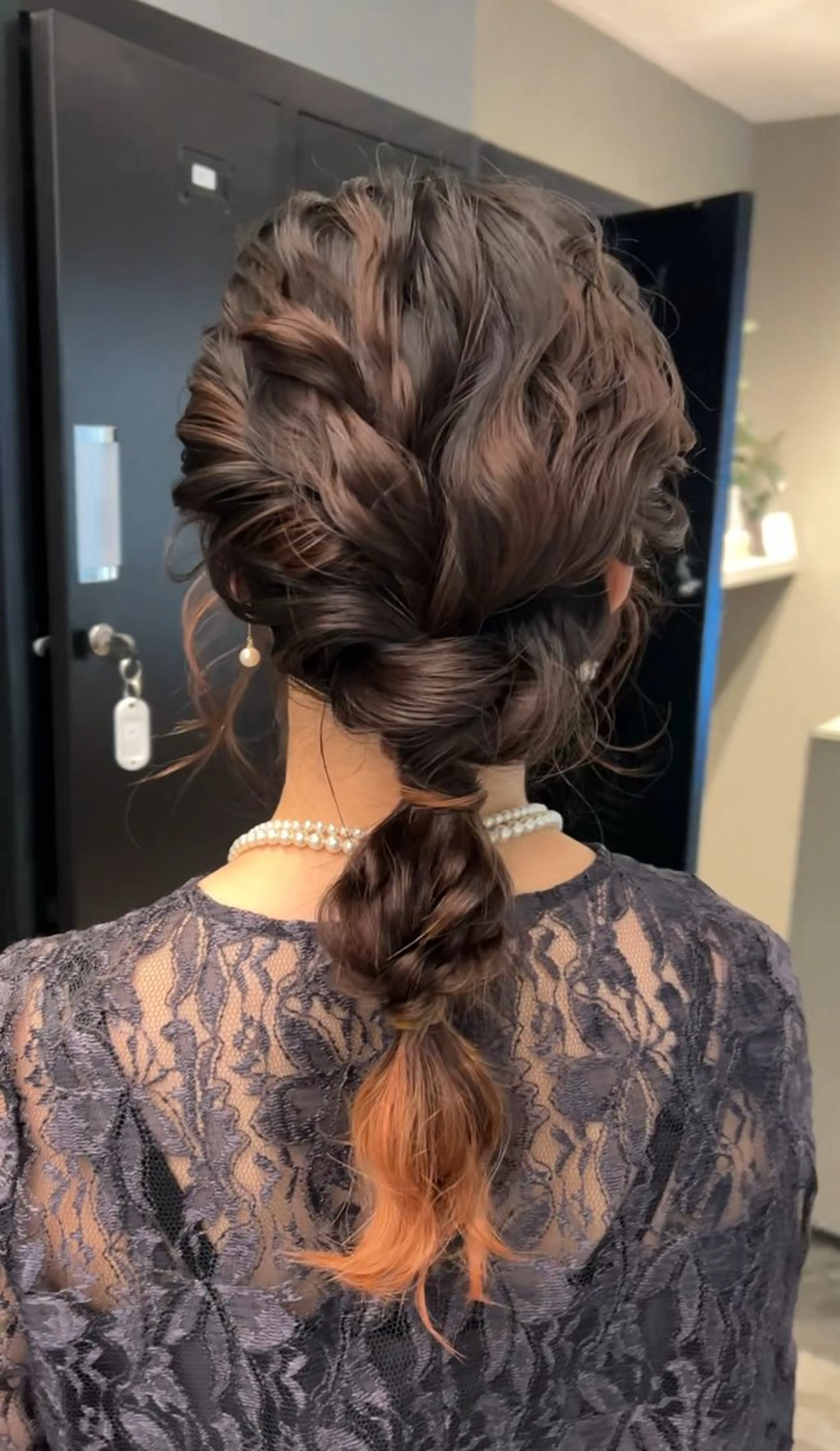 ロング カラー アレンジ/新宿 透明感カラー/ヤノのヘアスタイル