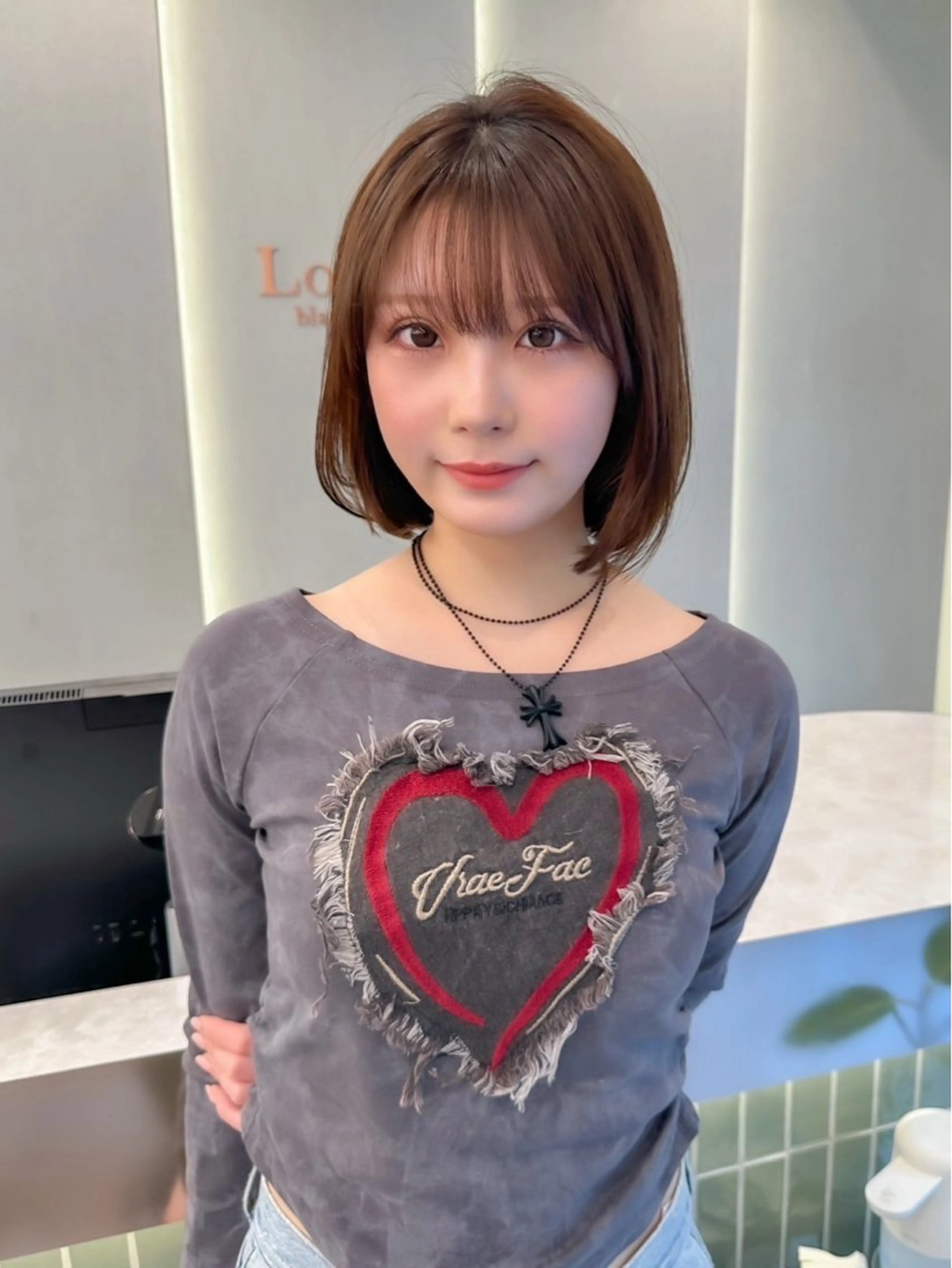 ミディアム カット トリートメント ヘアセット 池袋/ボブ/ボブ矯正 髪質改善/山本のヘアスタイル