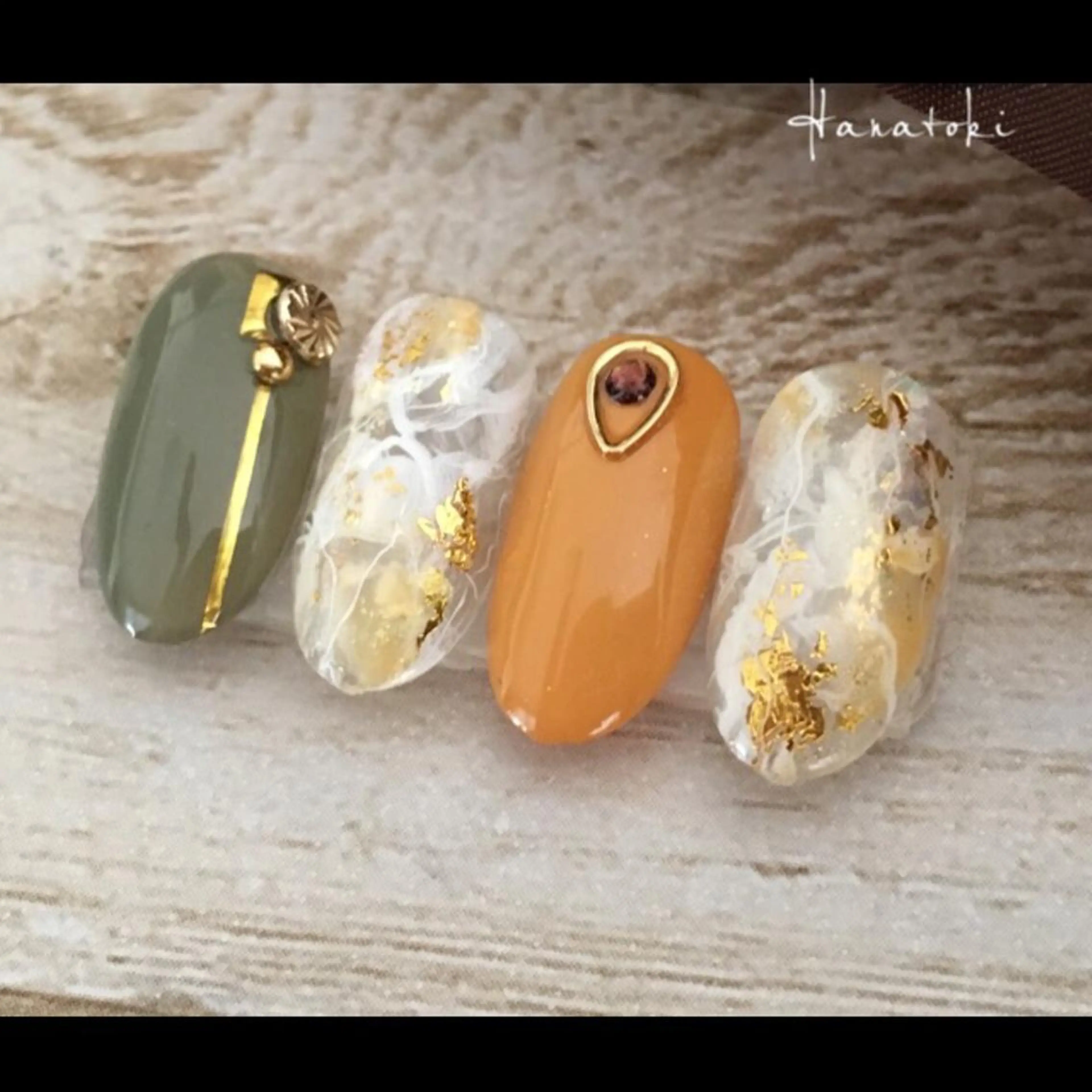 ネイル ニュアンスネイル Hanatoki所属・菅原 千明のネイルデザイン