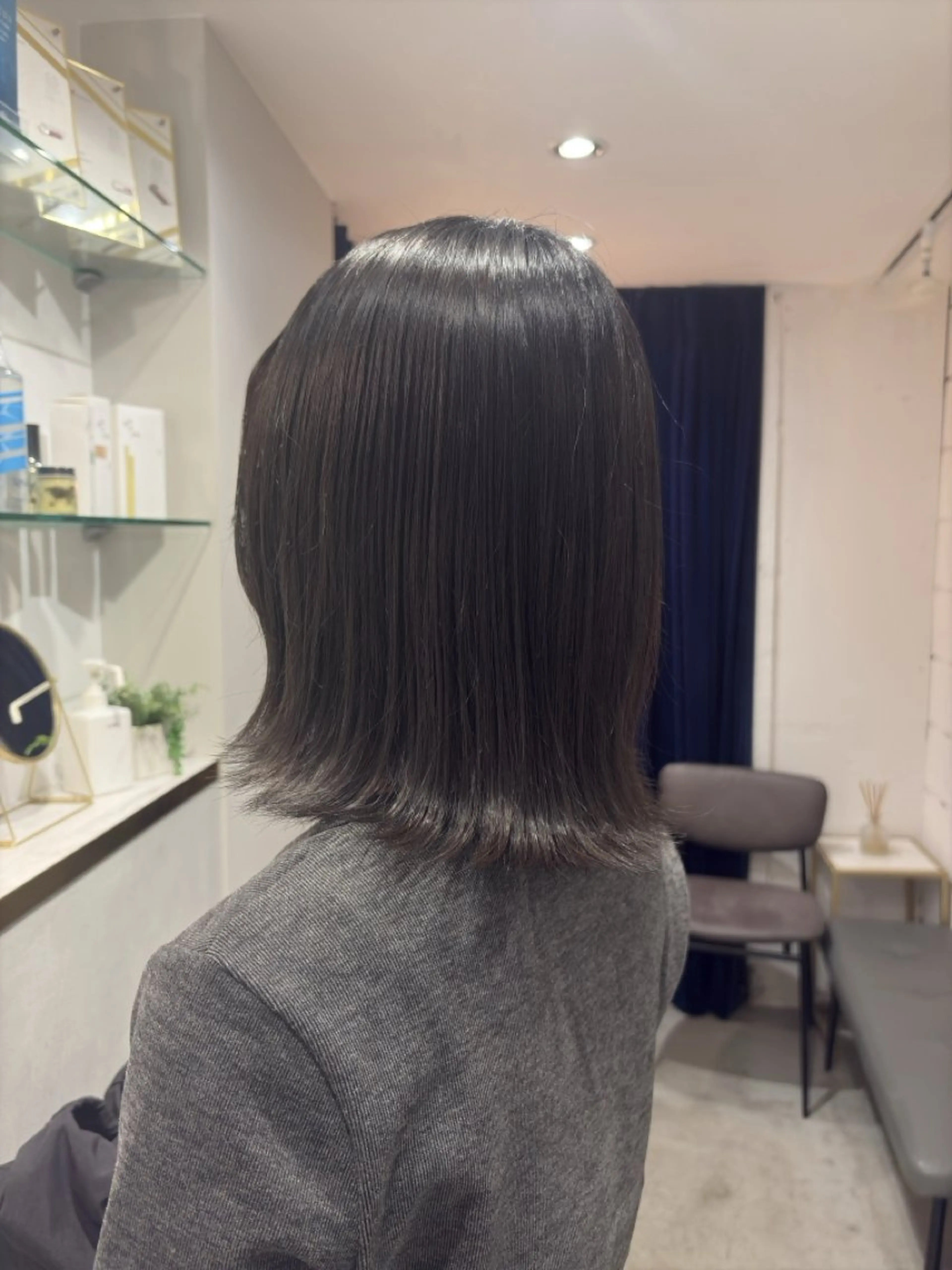 ミディアム り おのヘアスタイル