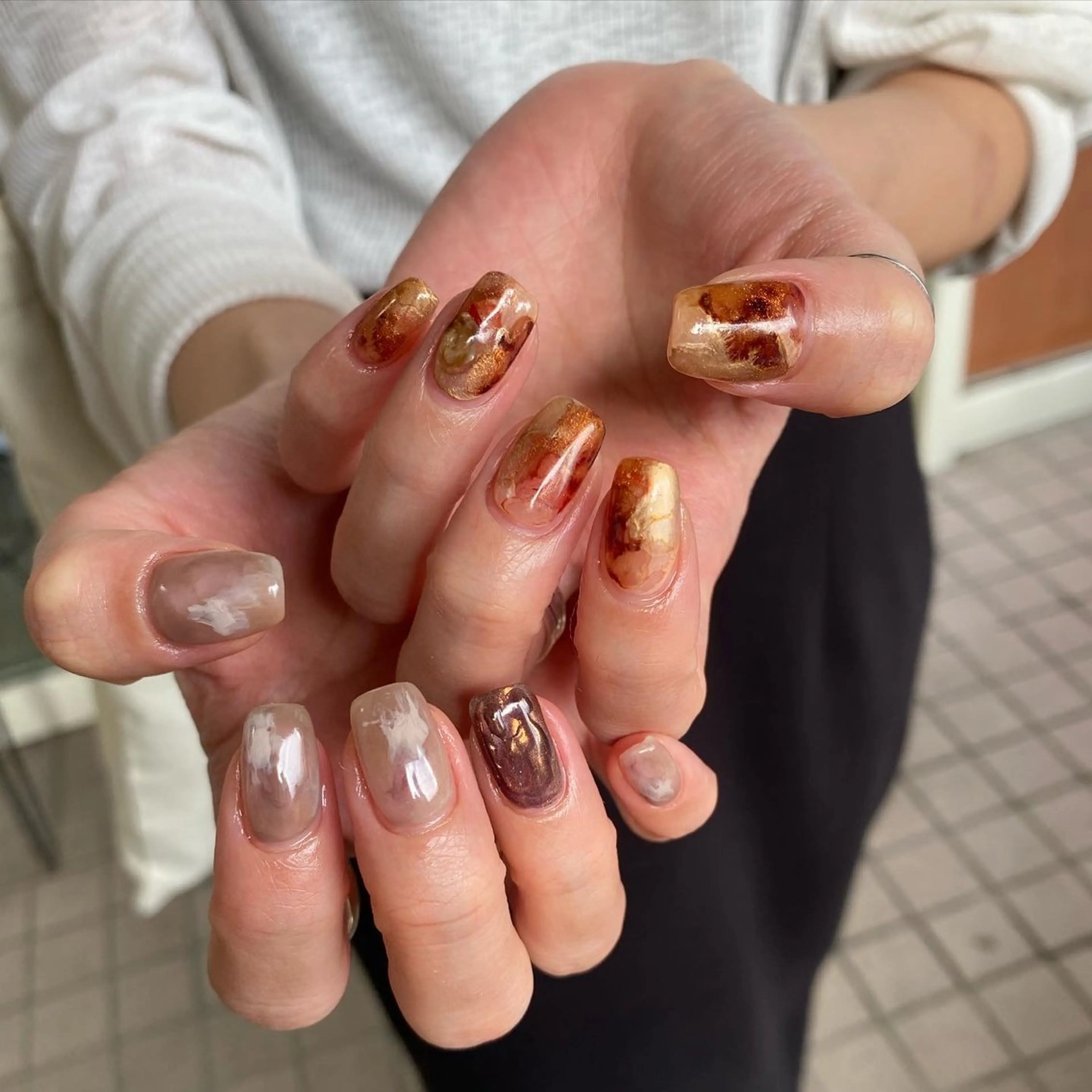 ネイル ハンドネイル nable.所属・栗林 実莉のネイルデザイン