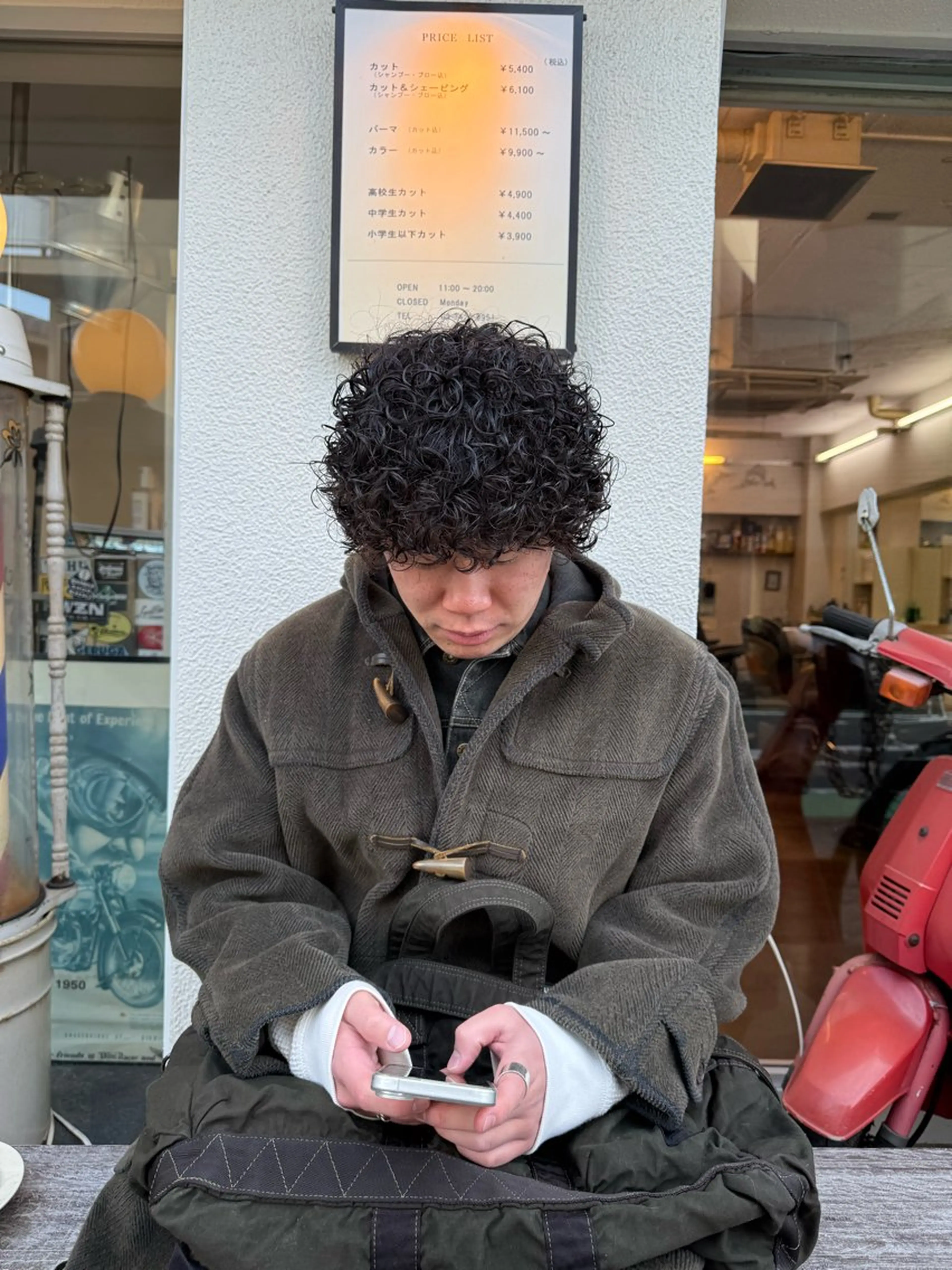 ショート パーマ メンズ barber　shop KING所属・💈メンズ　床屋💈 似合わせ💈春日井のヘアスタイル