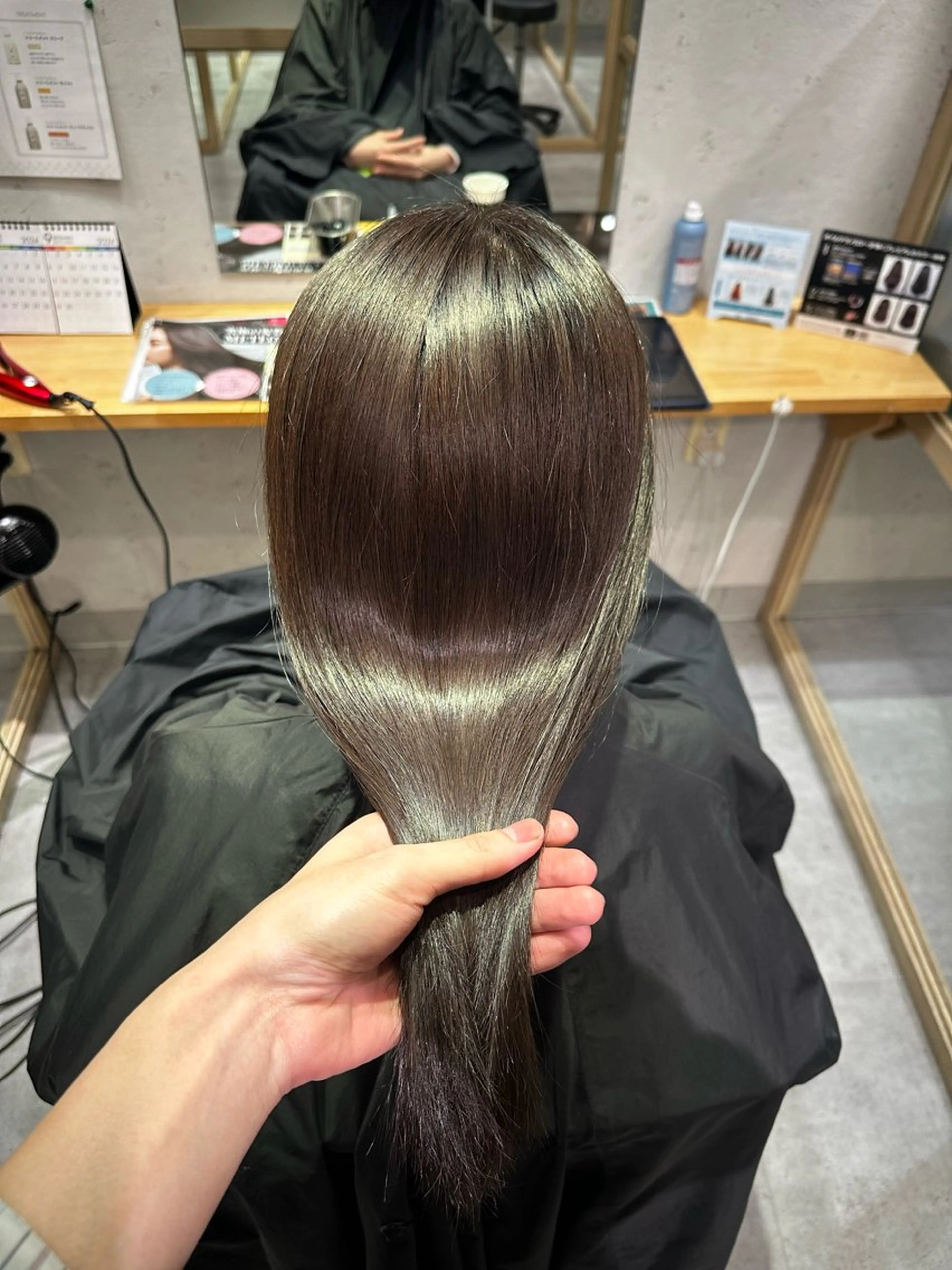 ロング カット トリートメント JOS所属・上野/エフェクトブリ ーチ✂︎touiのヘアスタイル