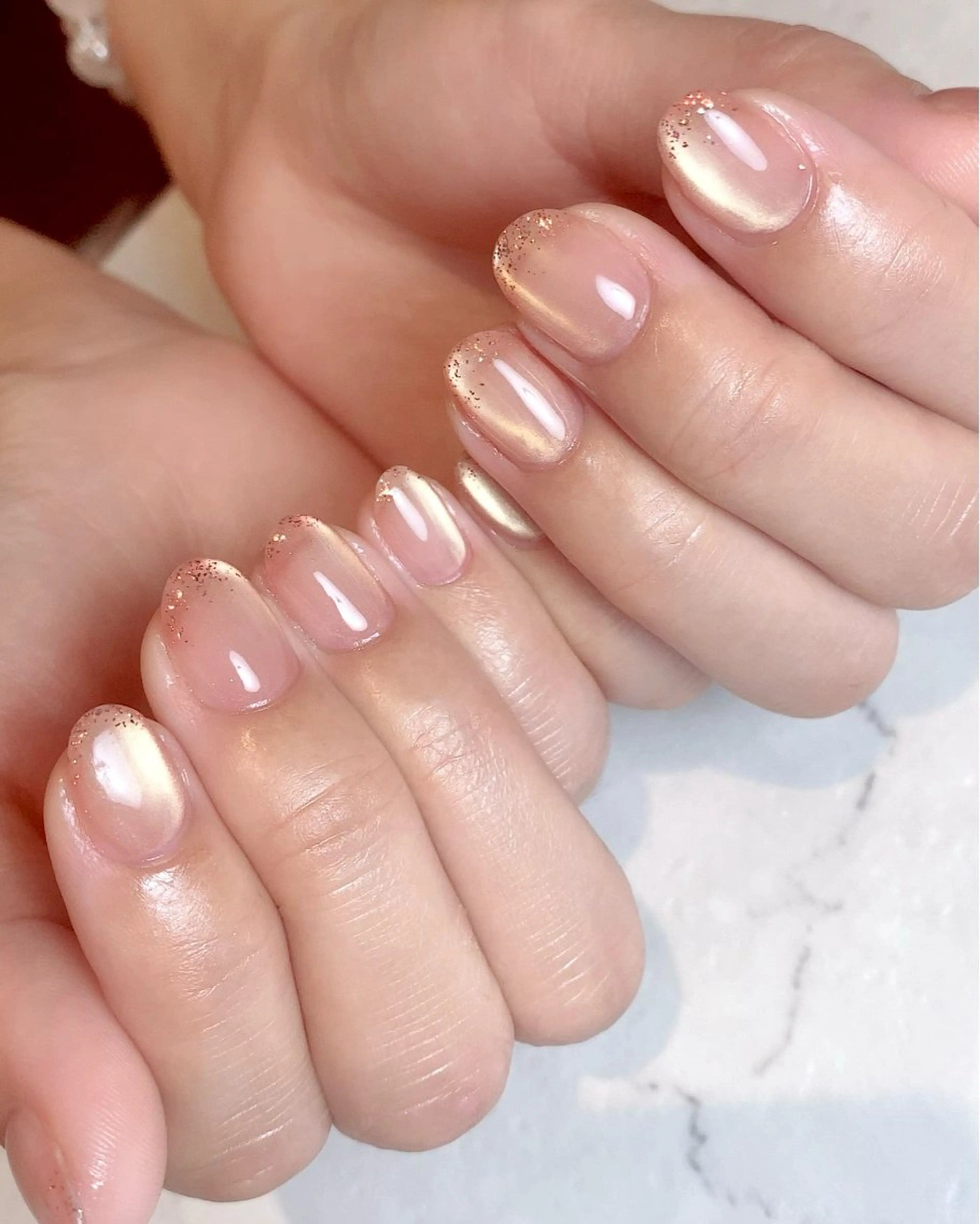 ネイル ラメ(グリッター) プライベートサロン Rのネイルデザイン