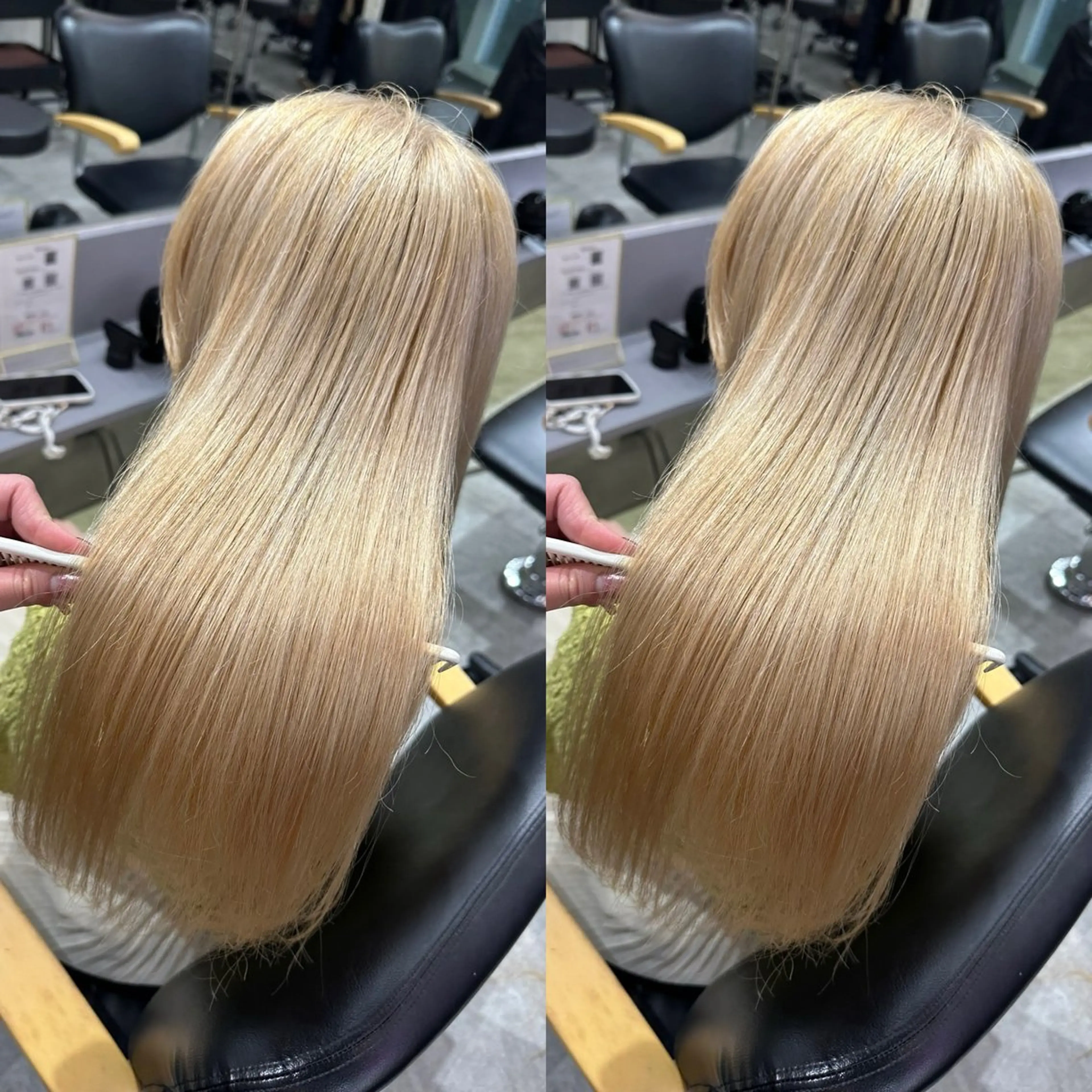 ロング カラー ベージュカラー ブリーチ 透明感カラー インナーカラー 髪質改善 ヘアカラー トリートメント 縮毛矯正/髪質改善/ レイヤー代々木/木下のヘアスタイル