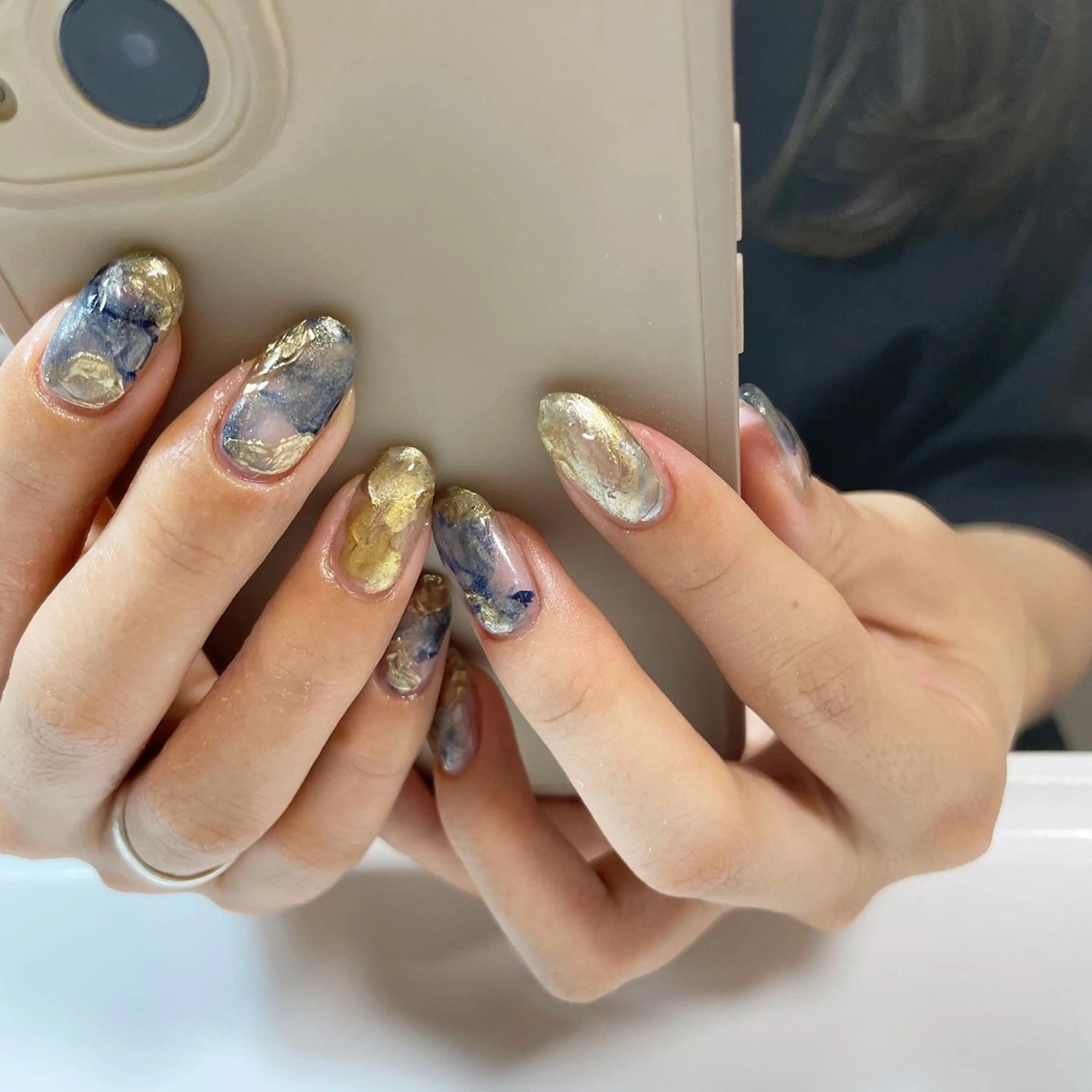 🌿90分ニュアンスネイル アートコース 🐬新規他店オフ無料🐬持ち込み相談◎【パラジェル &フィルイン変更可能】の写真