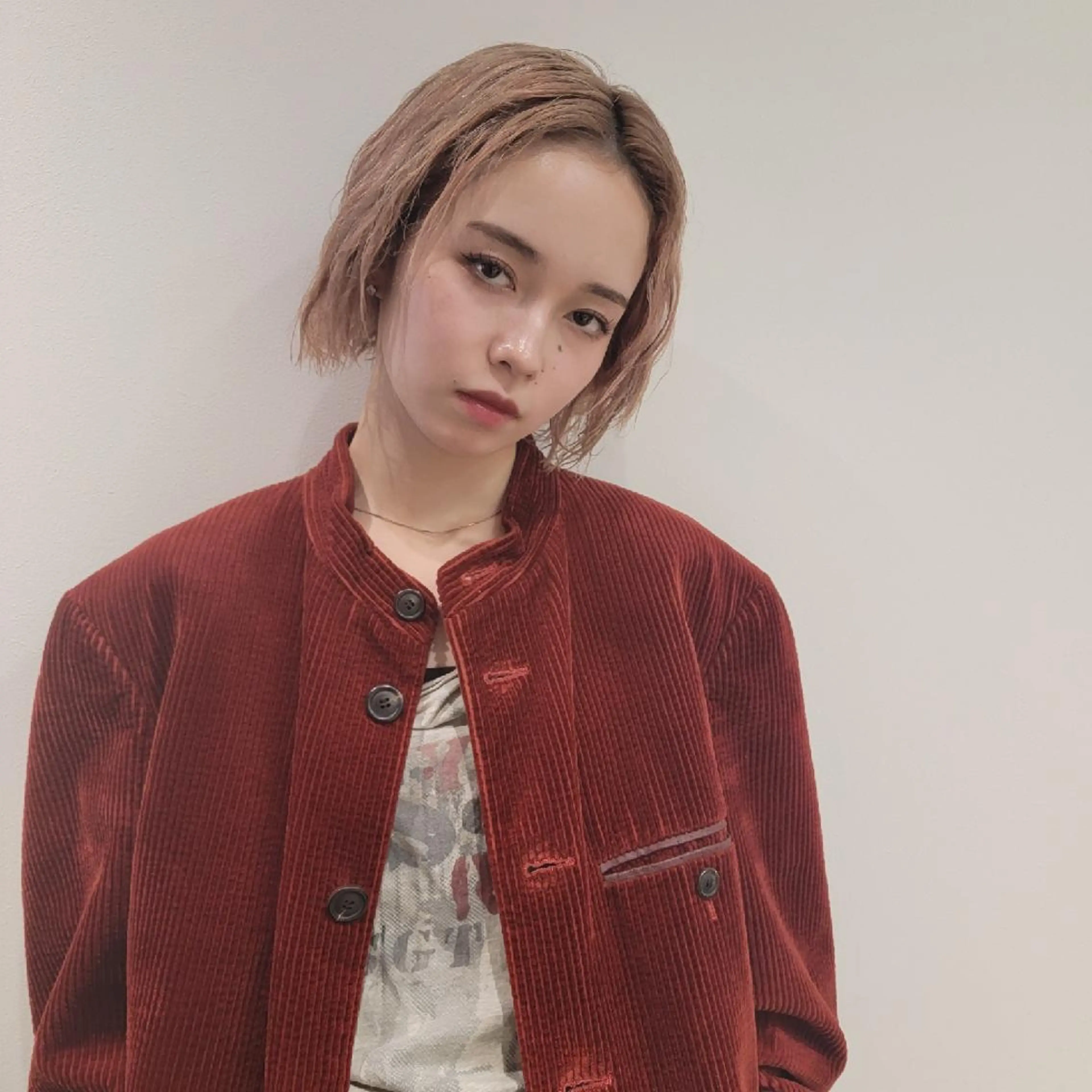 パーマ ミディアム OMA　片岸 信征のヘアスタイル