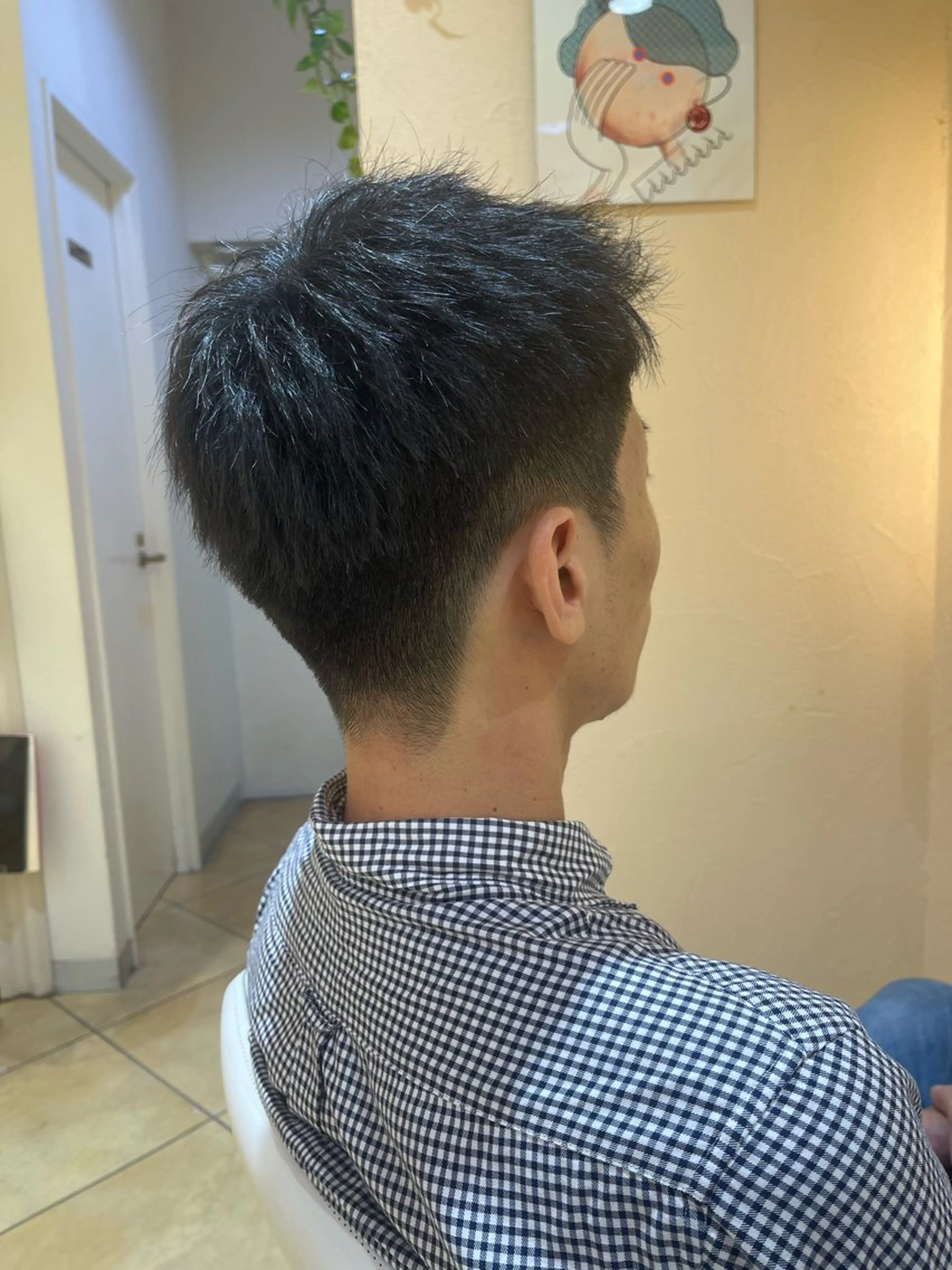 メンズ 丸みショート/メンズ カット　佐々木真未のヘアスタイル