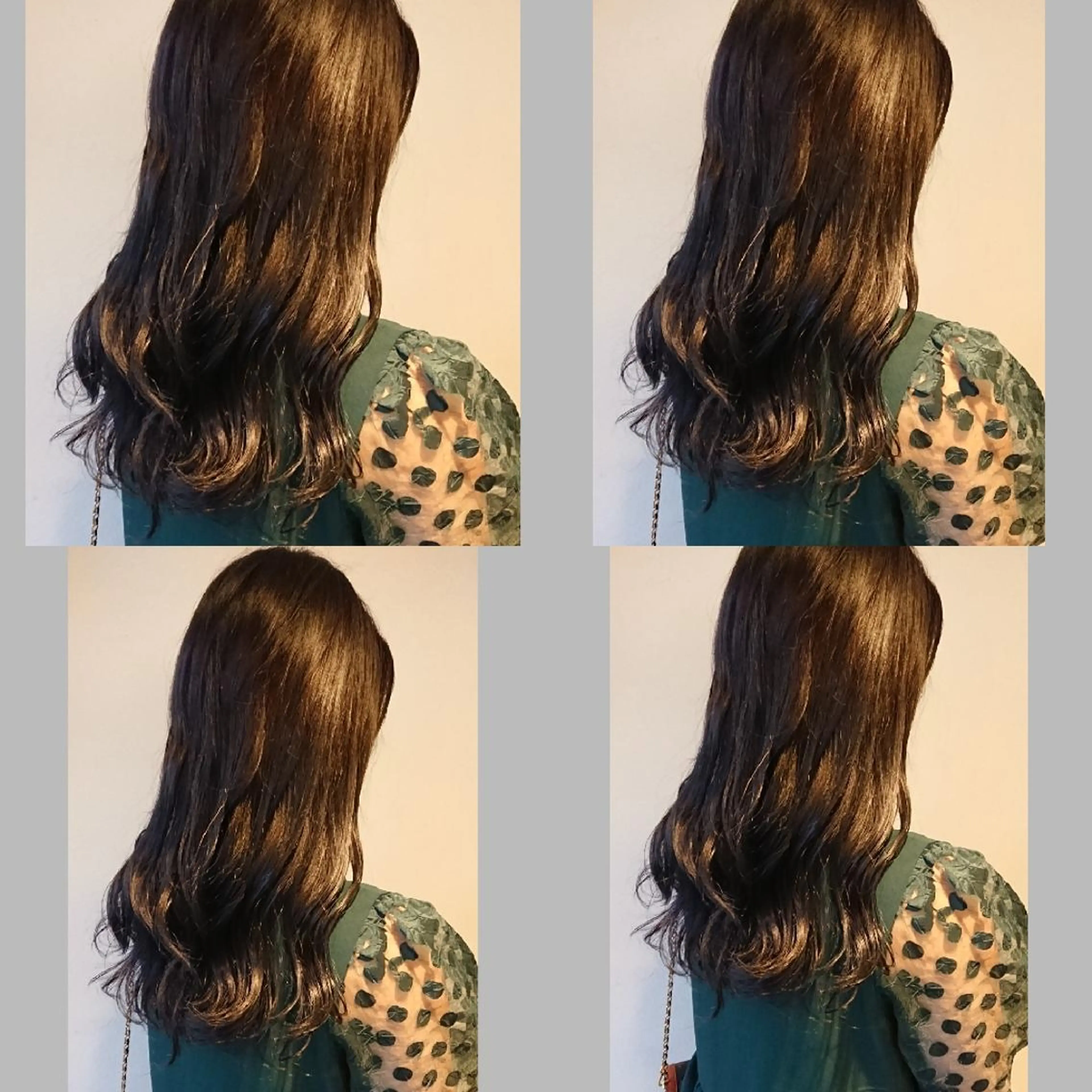 ロング カラー パーマ ブリーチ ダークグレー ダークグレージュ グレージュ ラベンダーカラー nambu-GARDEN所属・上田 昂雅のヘアスタイル