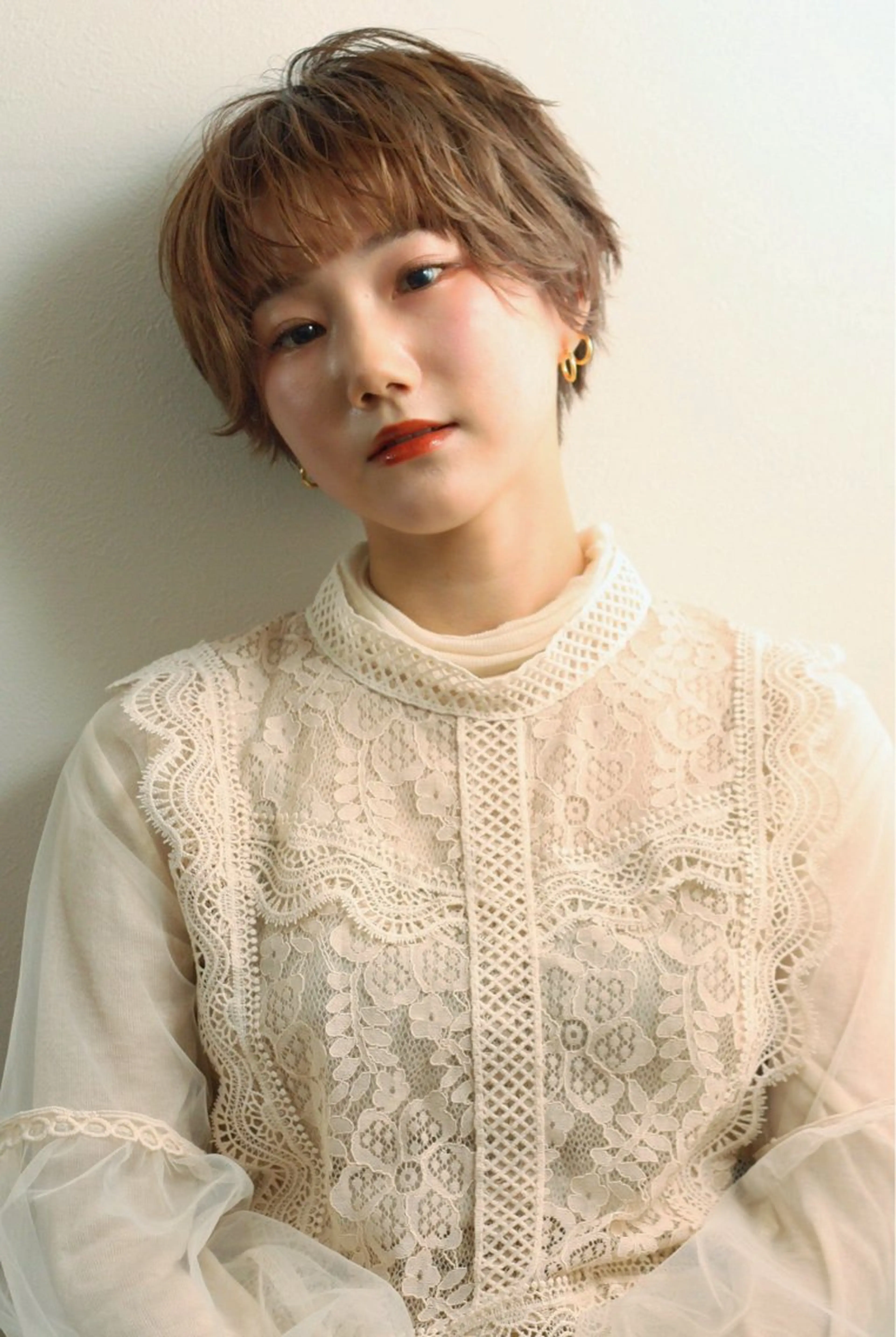 ショート いりえ しゃけのヘアスタイル