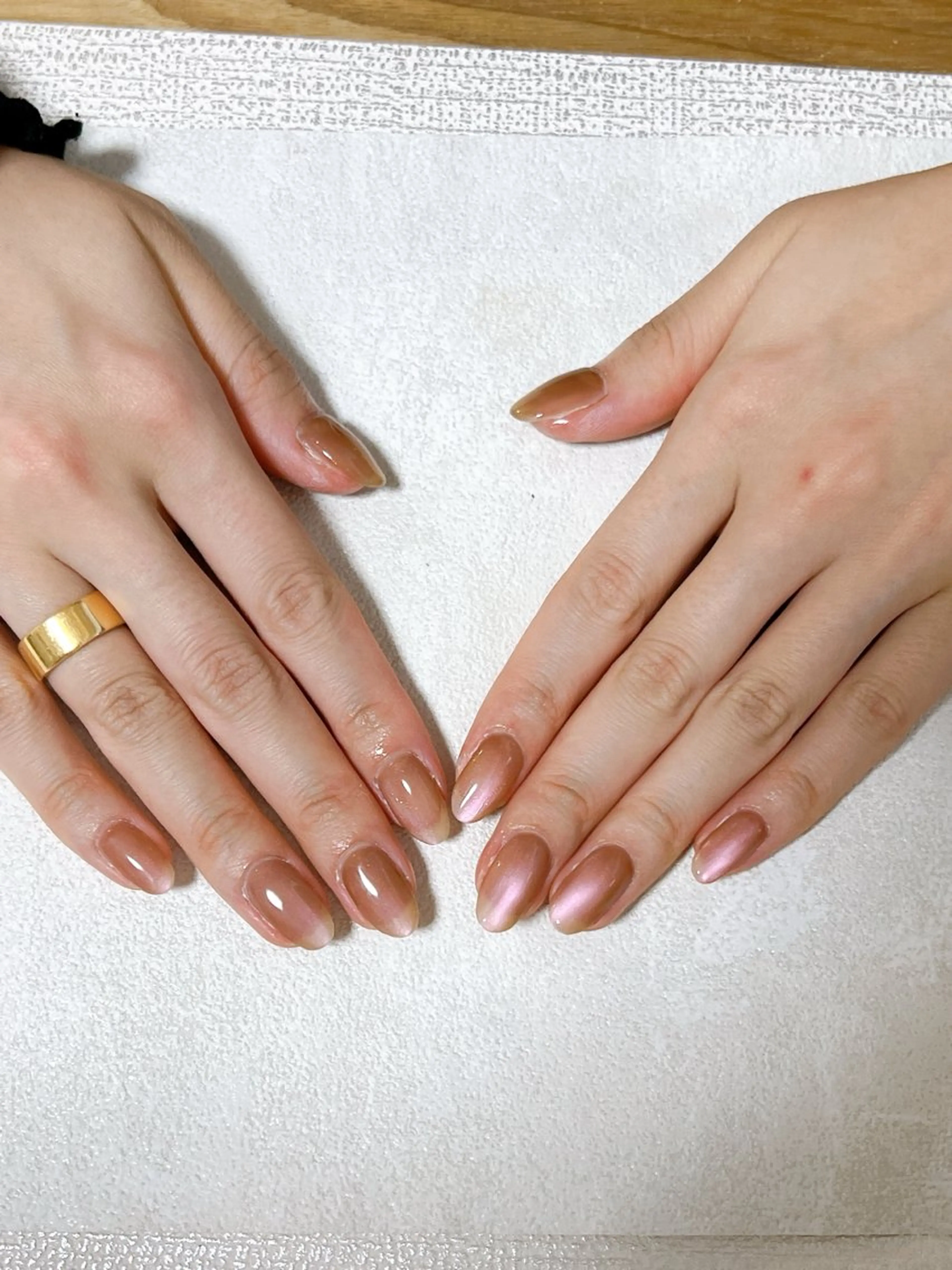 ネイル オーロラネイル フットネイル フレンチネイル ジェルネイル ハート ハンドネイル Mogu nail 二子玉川のネイルデザイン