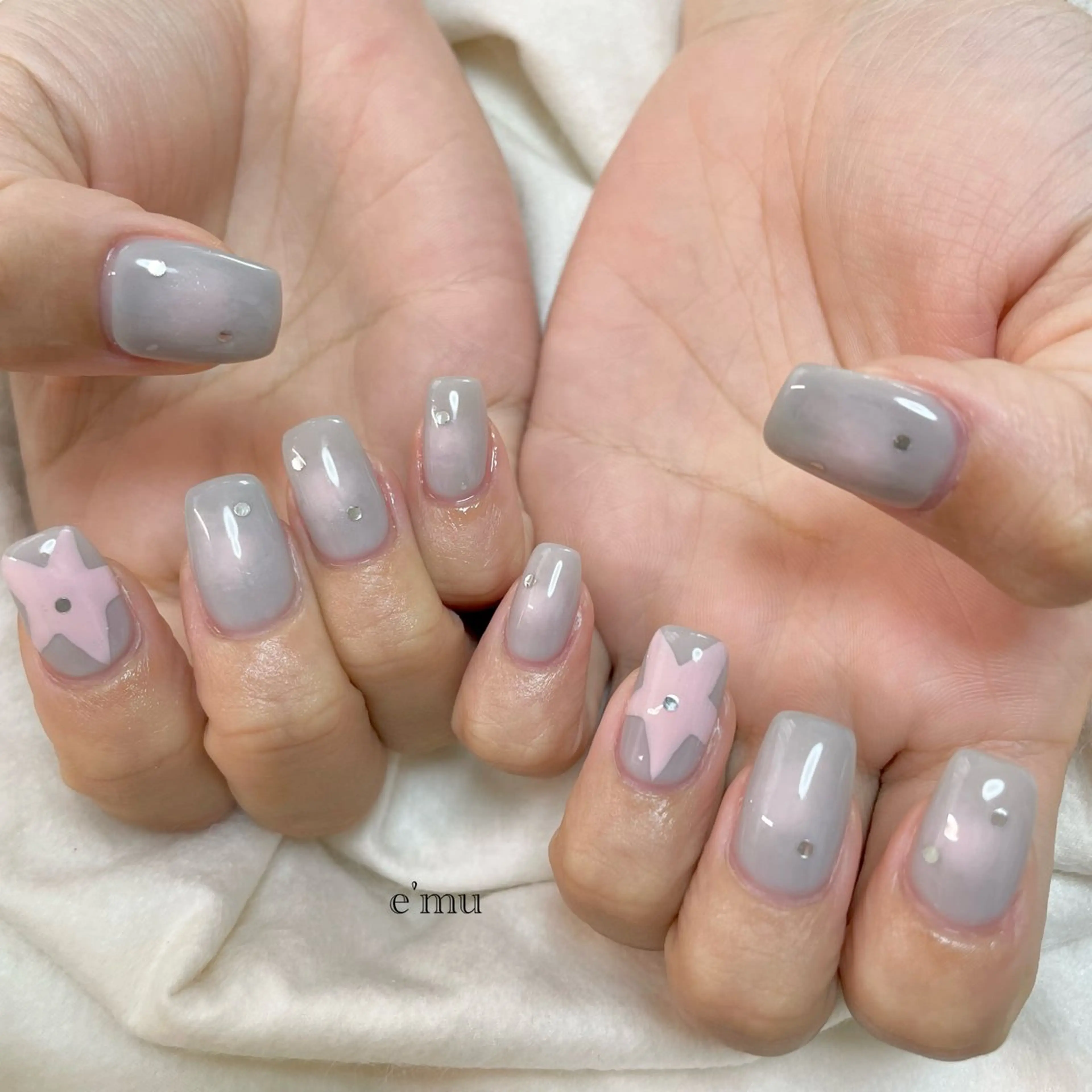 ネイル ピンク nail salon e'mu💐のネイルデザイン