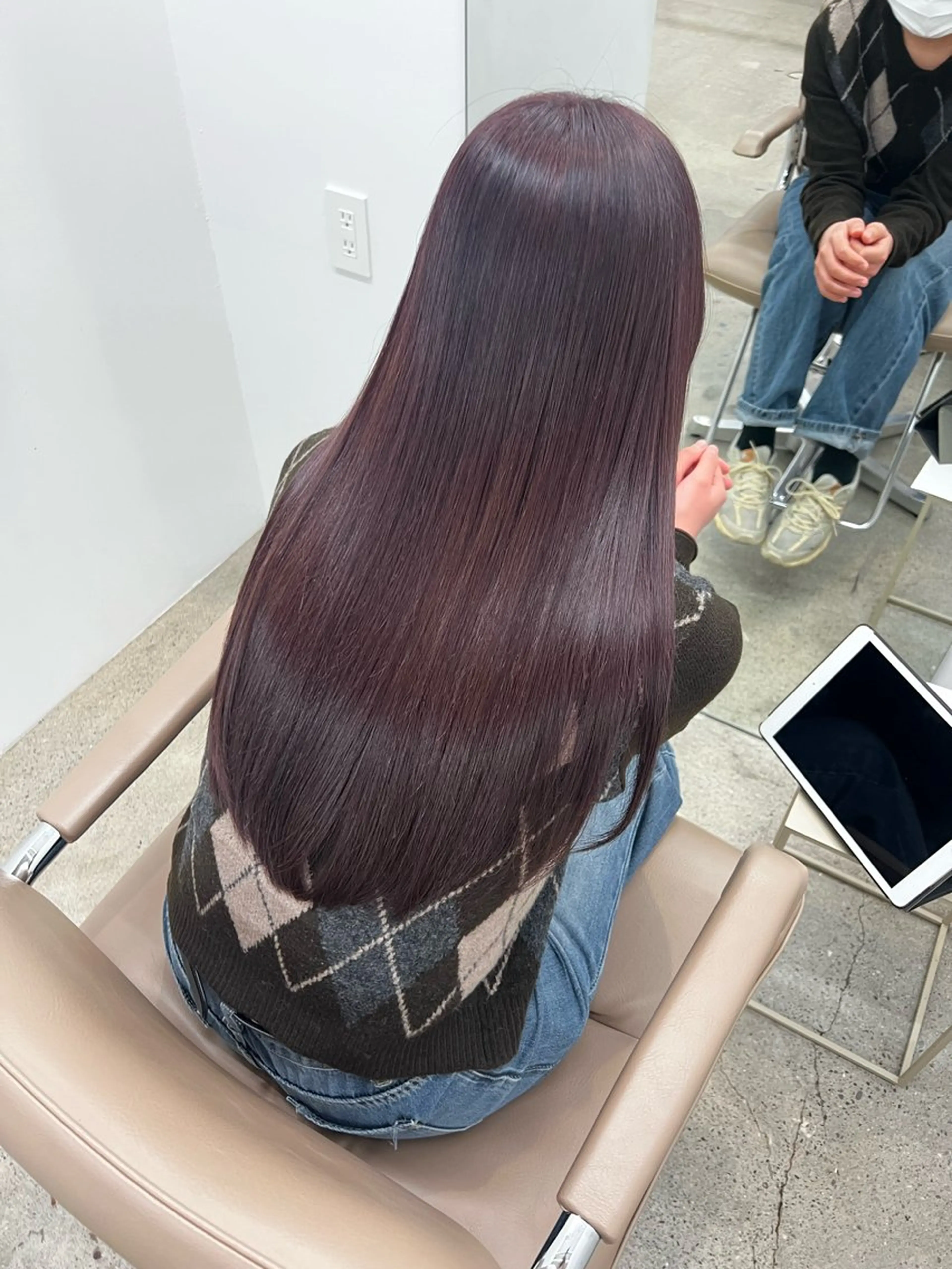 ロング カラー ラベンダーカラー カット ヘアカラー SYS by fit /HONOKAのヘアスタイル