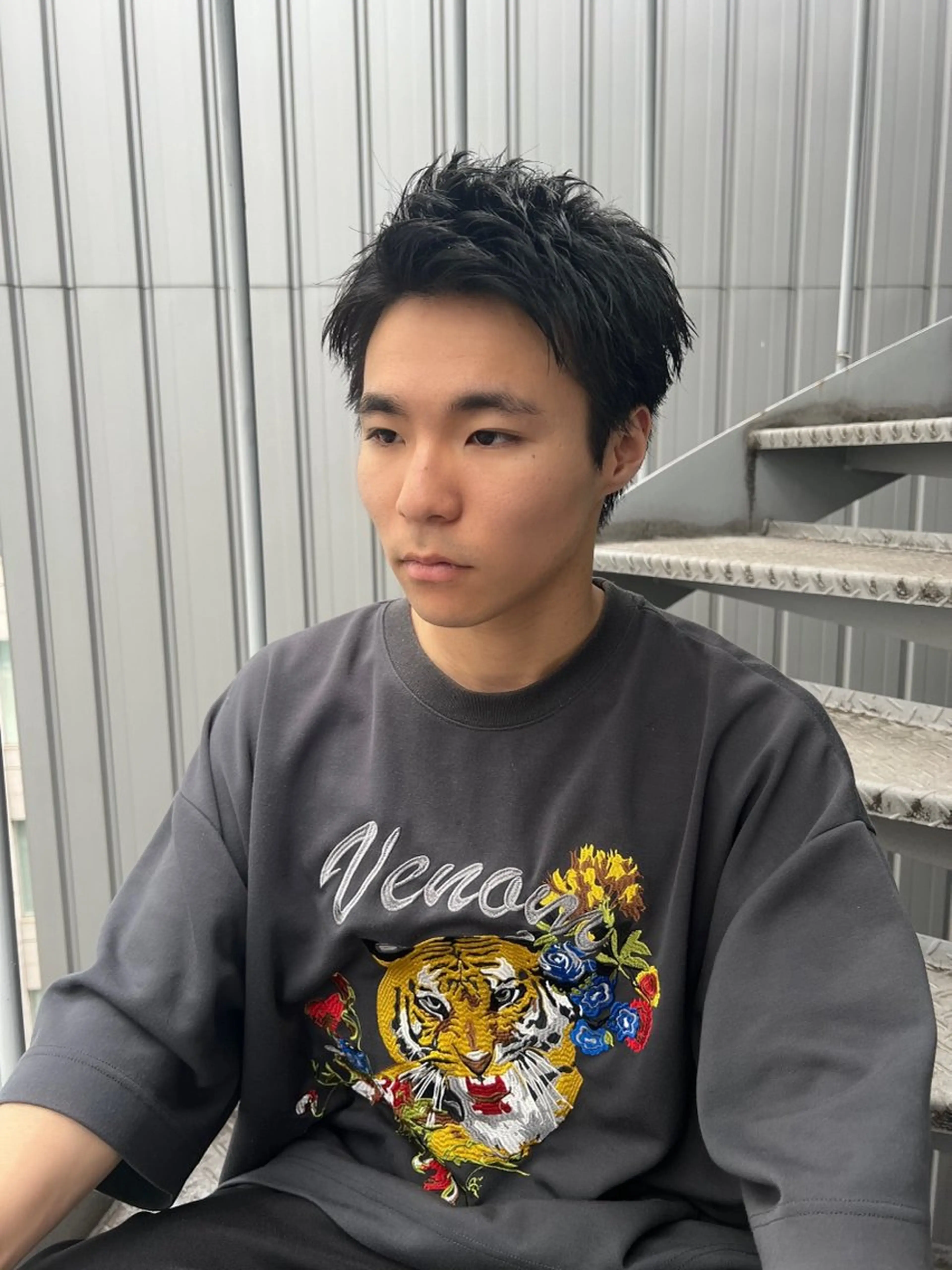 ショート メンズ LICO HAIR＆RELAXATION 名駅店所属・メンズ特化美容師/ パーマ/波巻き/陸翔のヘアスタイル