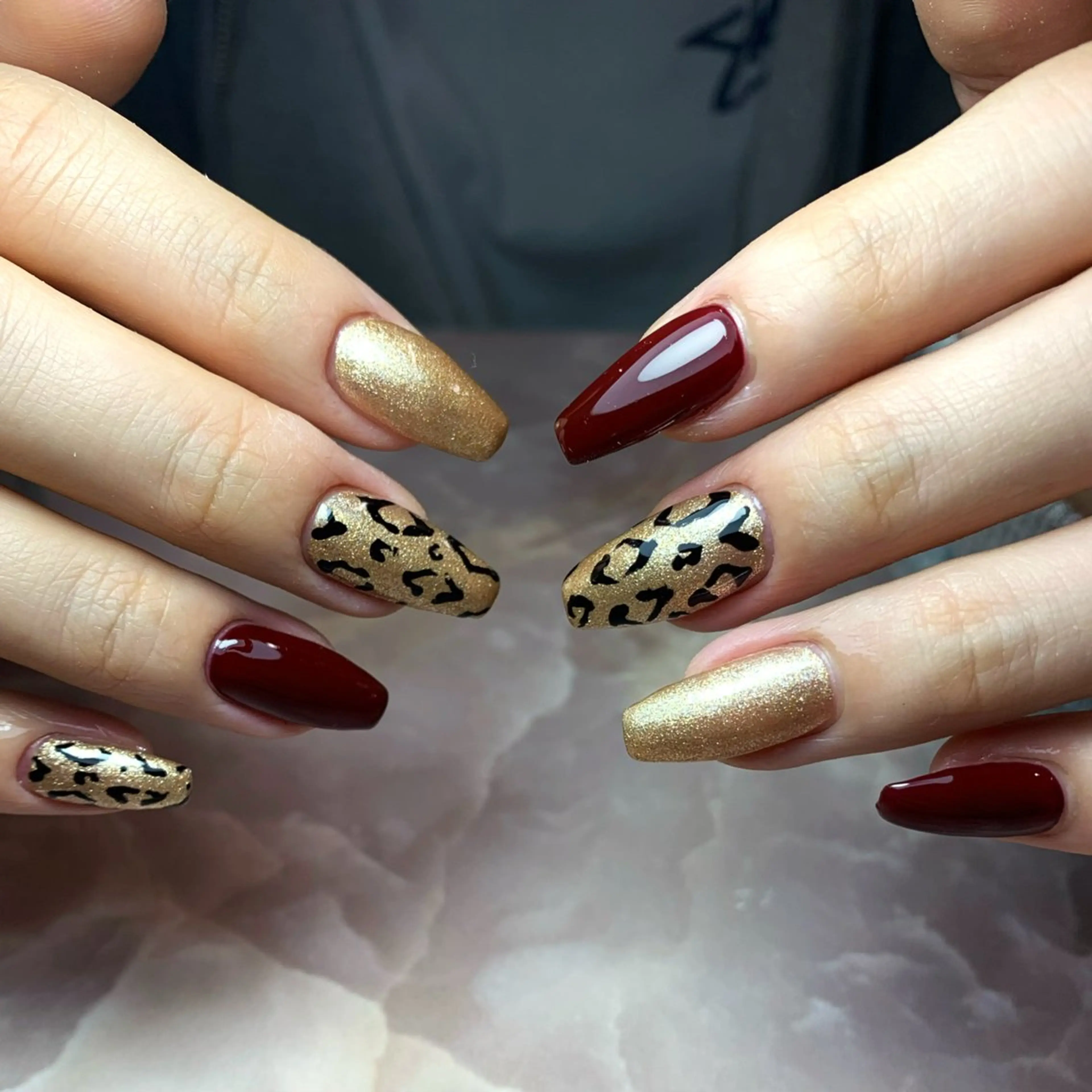 ネイル ハンドネイル Rose Glass 高蔵寺店のネイルデザイン