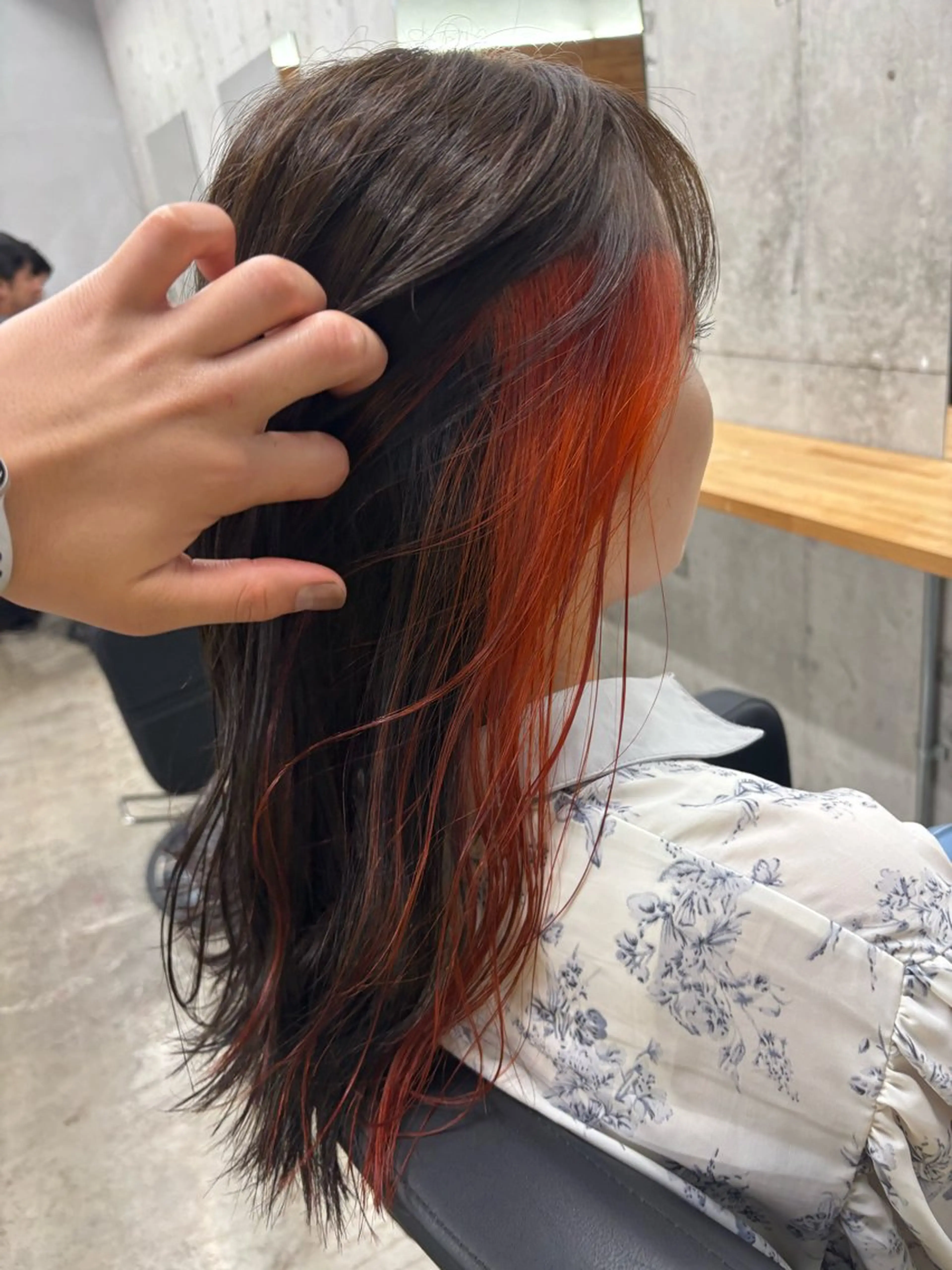 セミロング カラー カット ヘアカラー mono / Manatoのヘアスタイル