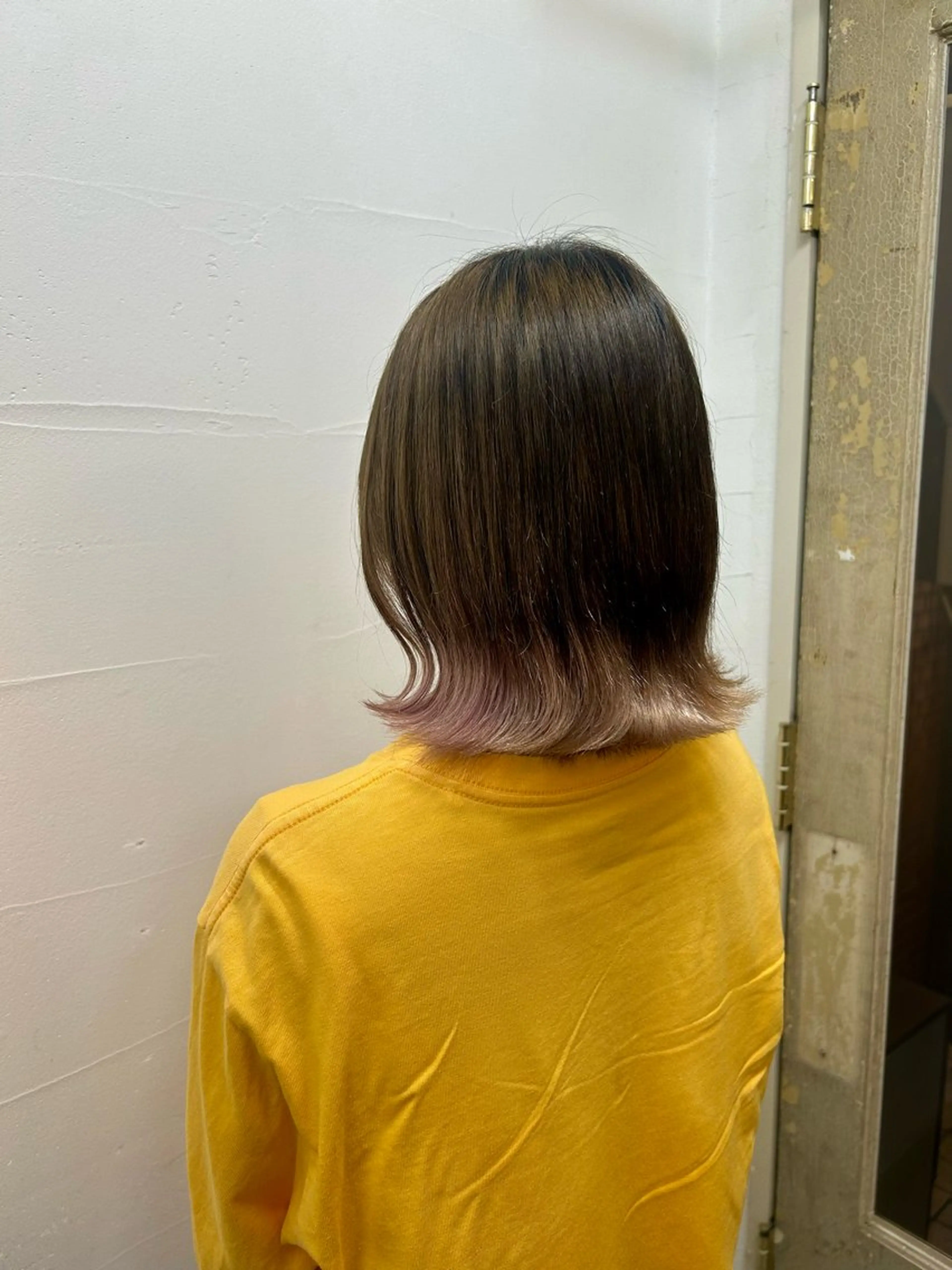 ミディアム 外ハネヘア 🌱メンズカット募集 中🌱ナノコのヘアスタイル