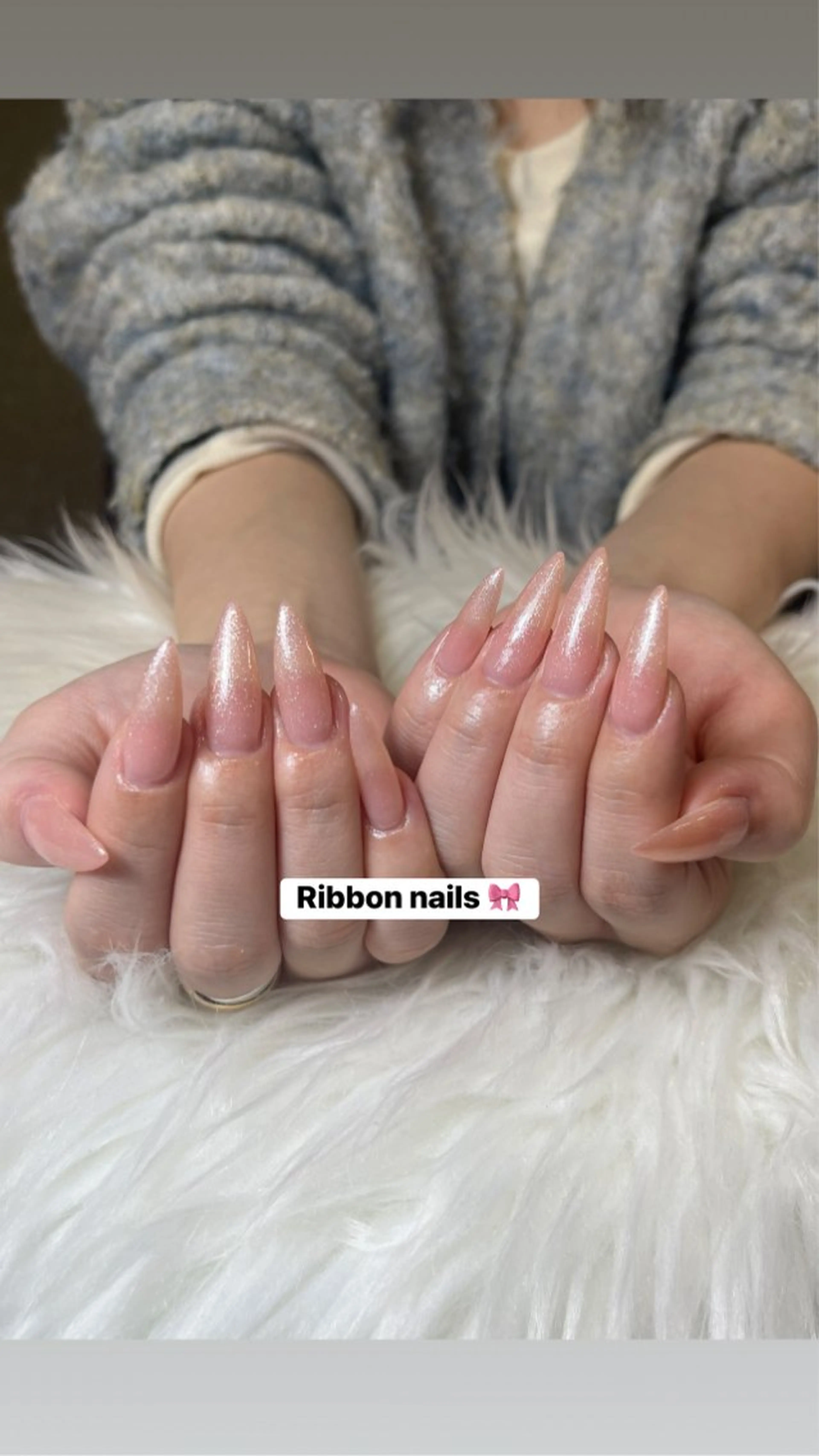 ネイル フレンチネイル ジェルネイル マグネットネイル 持ち込み ニュアンスネイル ハンドネイル NiJi Nailsのネイルデザイン
