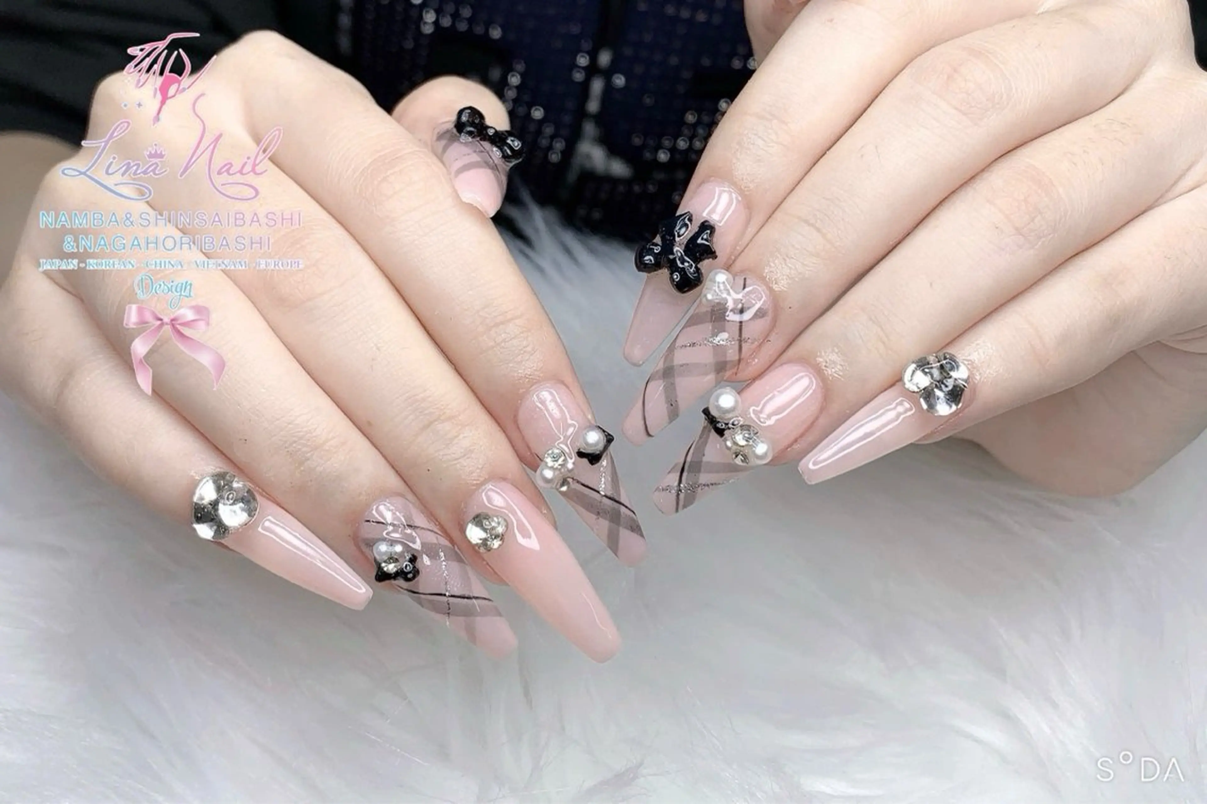 ネイル 韓国ネイル 持ち込み 春ネイル 冬ネイル クリスマス リナネイル 長堀橋店／東心斎橋店のネイルデザイン