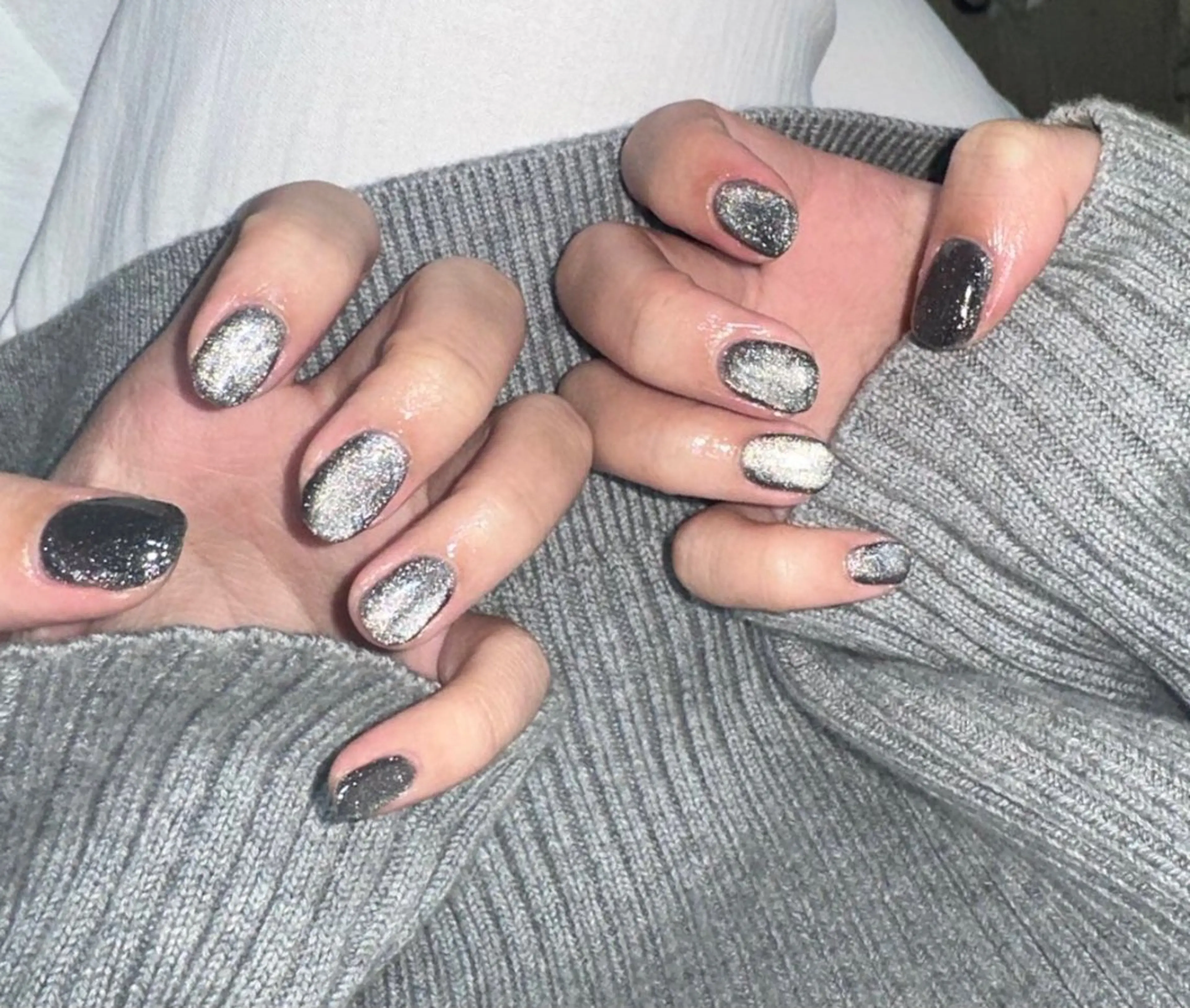 ネイル アートネイル ハンドネイル 🦋y y Nail 🤍のネイルデザイン