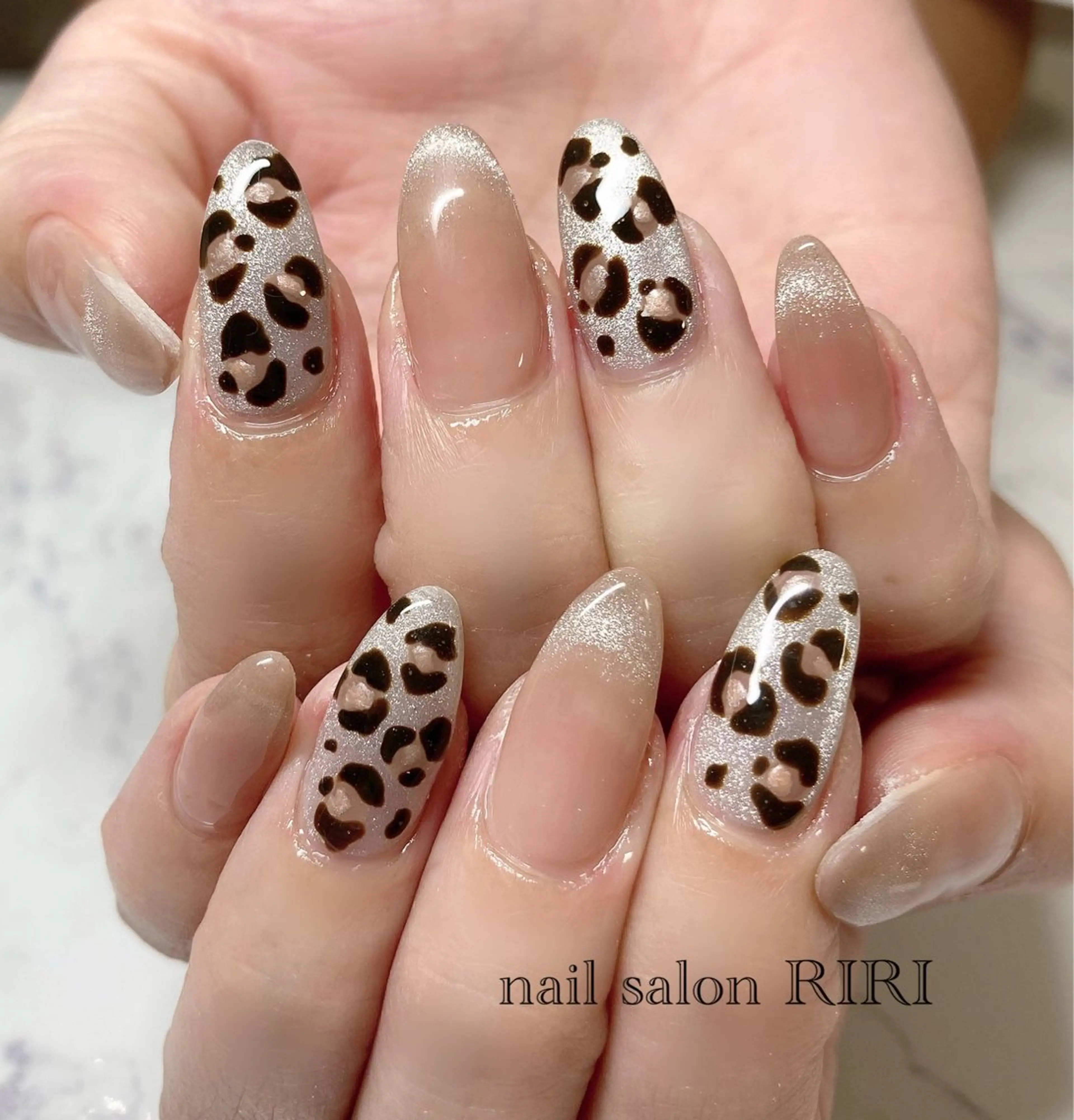 ネイル フレンチネイル マグネットネイル マグネットフレンチ private  nail  salon RIRI所属・RIRI リリのネイルデザイン