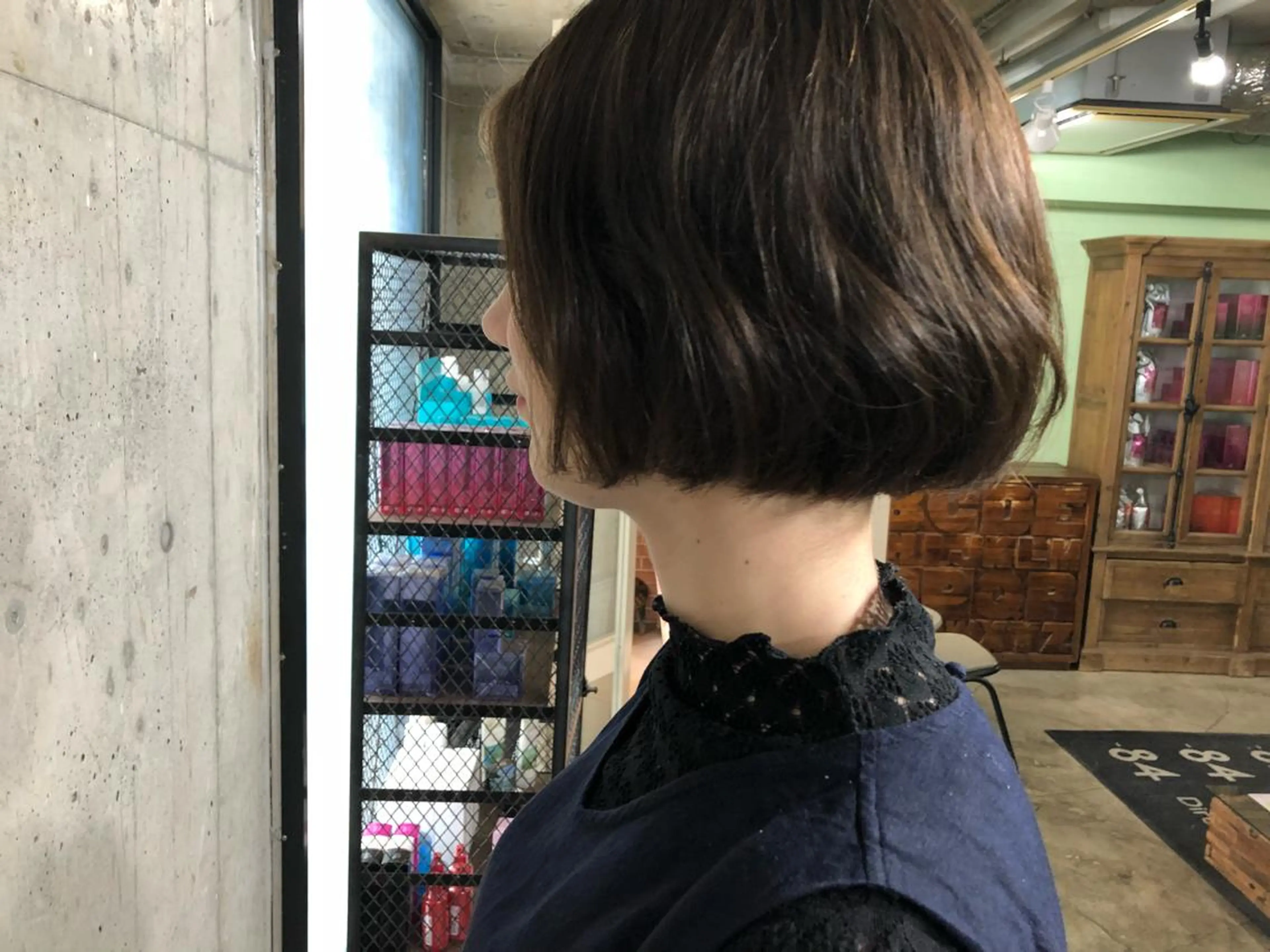 ショート カラー ボブ 北條 優輝のヘアスタイル