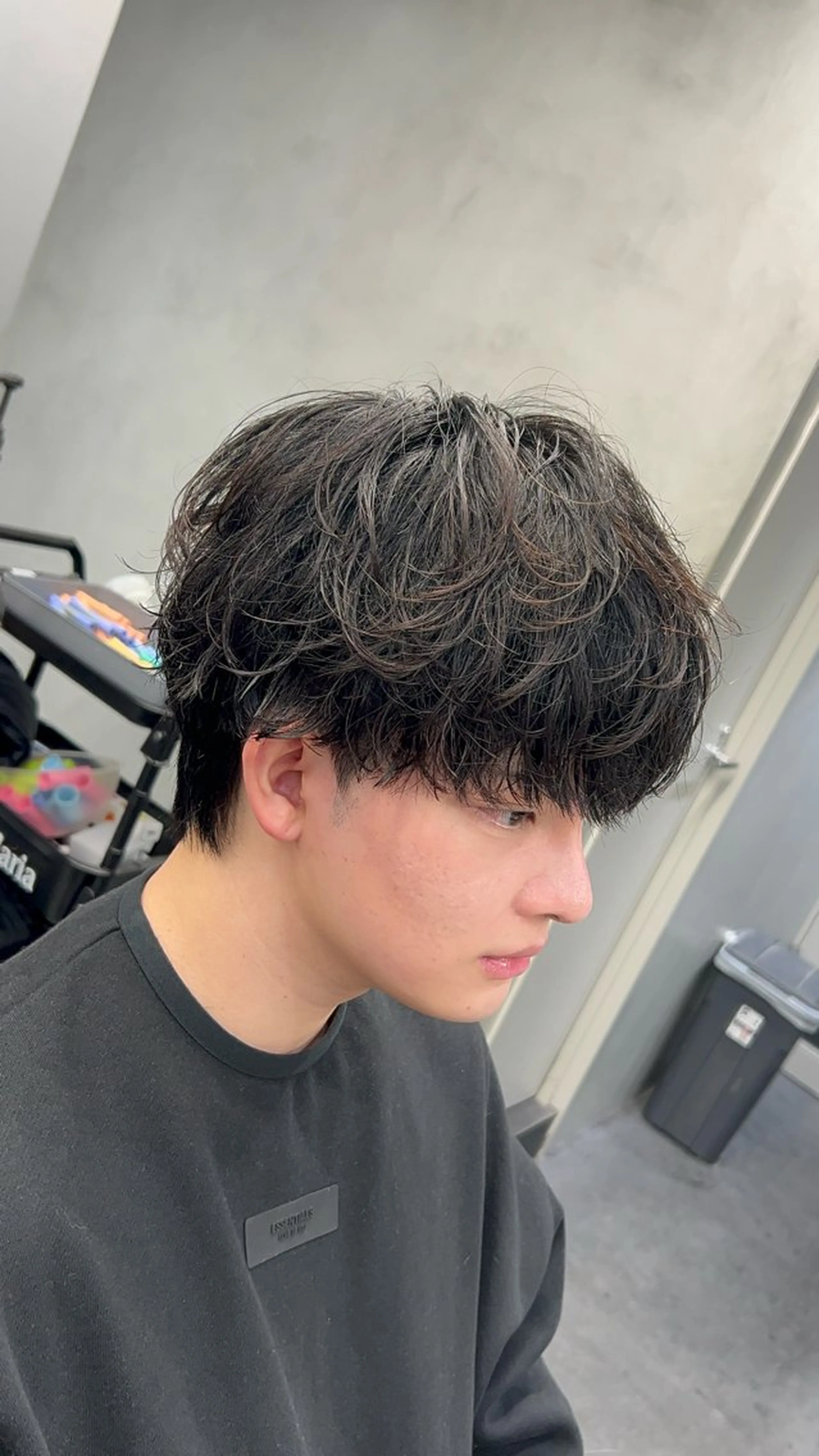 パーマ メンズ 藤平海音/fifth PARKのヘアスタイル