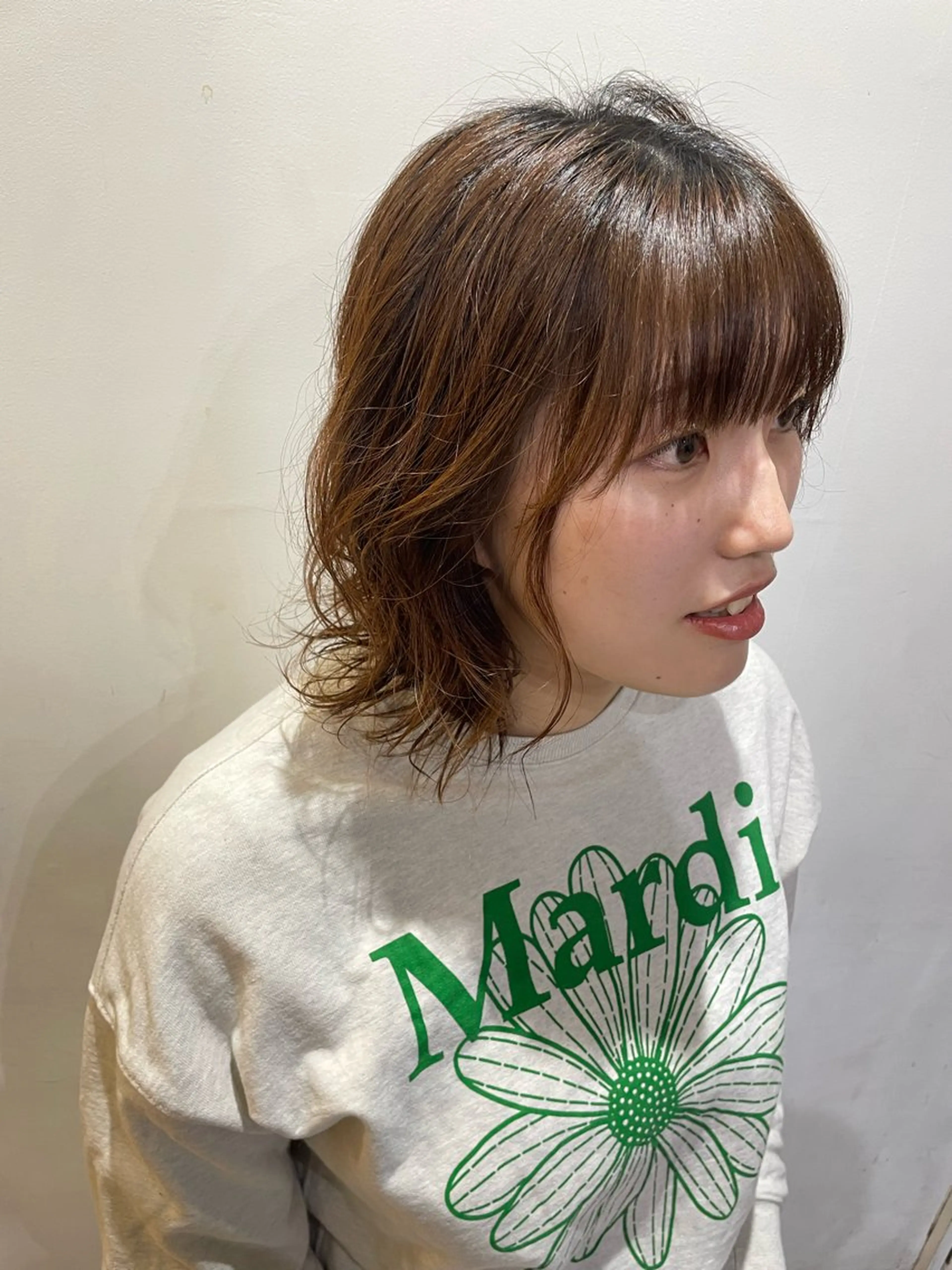 ミディアム パーマ runru /muku.のヘアスタイル