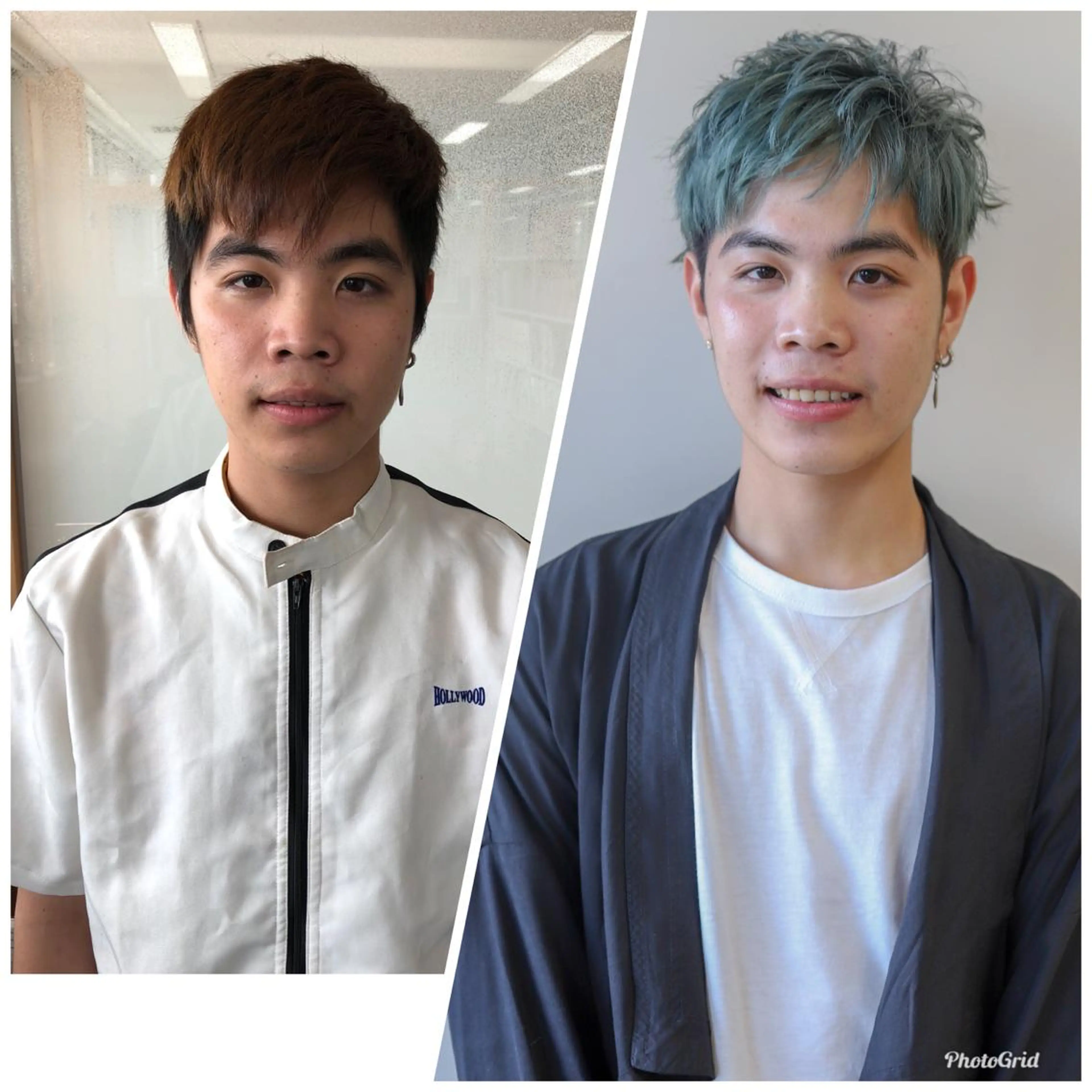 ショート カラー メンズ 枝折 憲のヘアスタイル