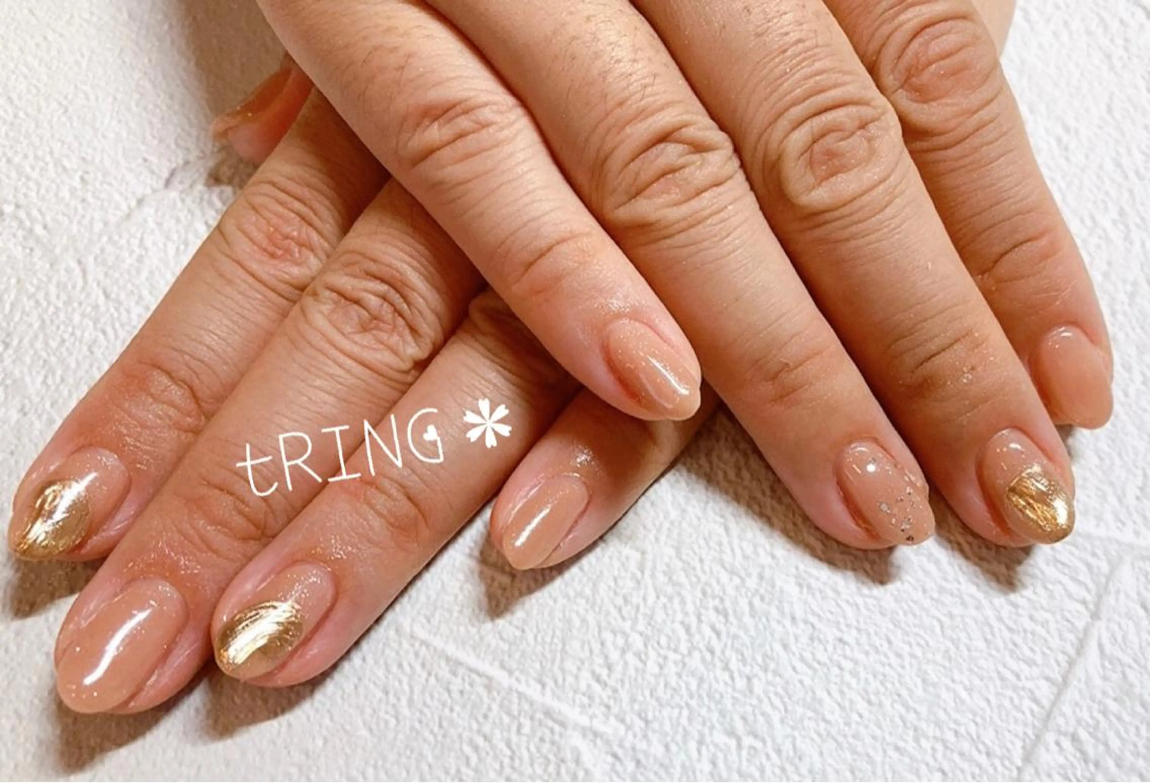 ネイル ハンドネイル tRING＊ しいの木台のネイルデザイン