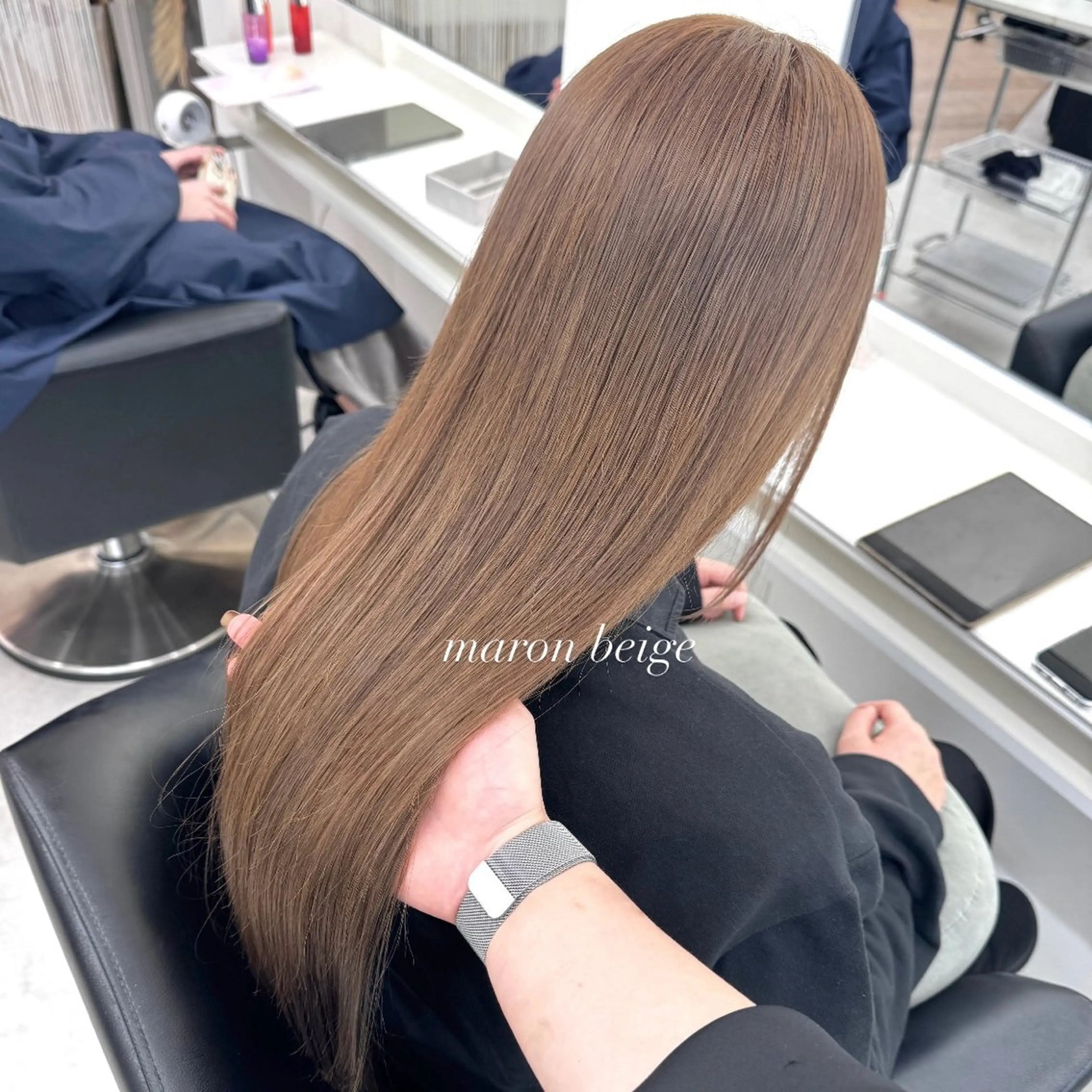 ロング ヘアカラー Parve Mix / 根本 梨湖🫧のヘアスタイル