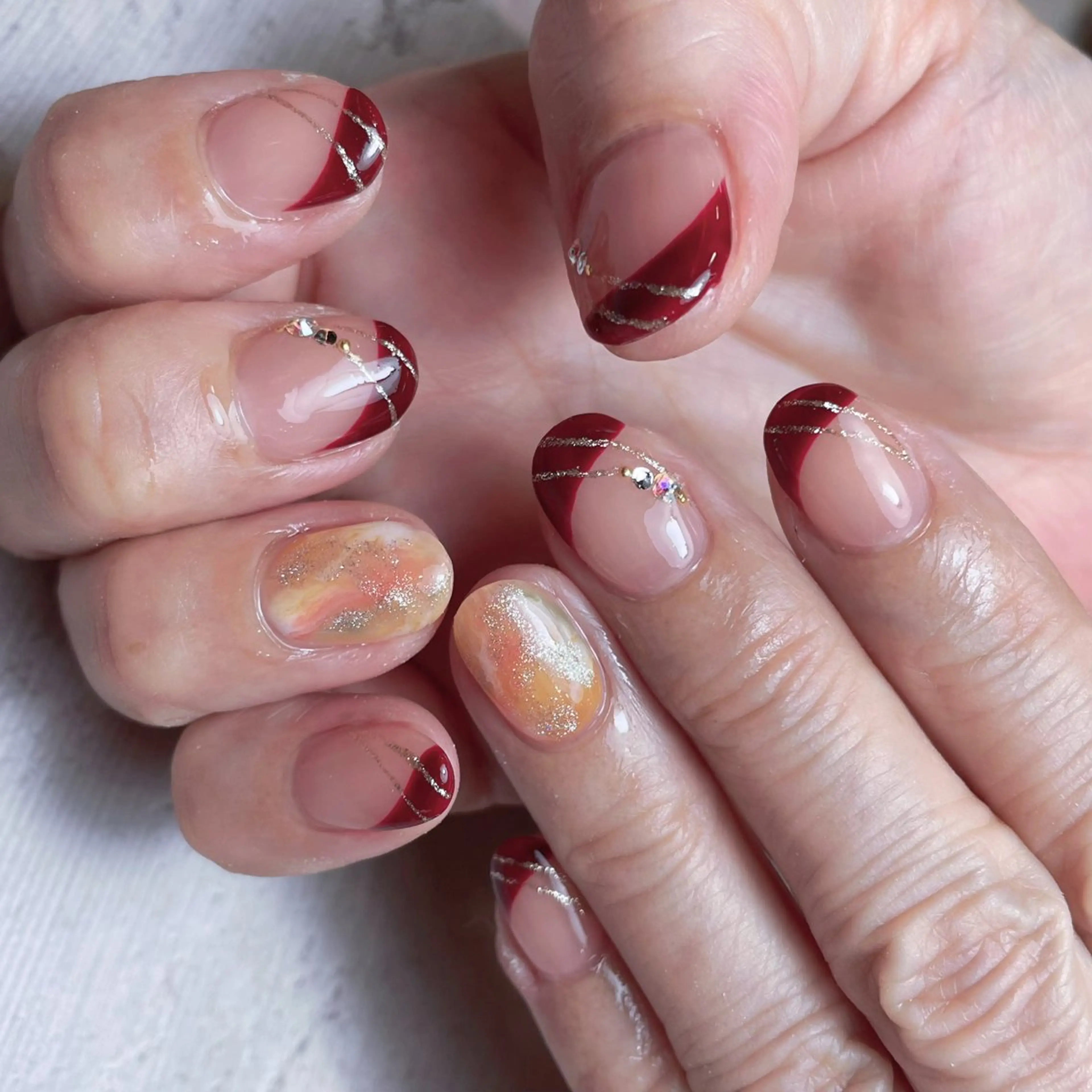 ネイル ハンドネイル nail&eyelash mate所属・京都/東向日/桂 ayumiのネイルデザイン