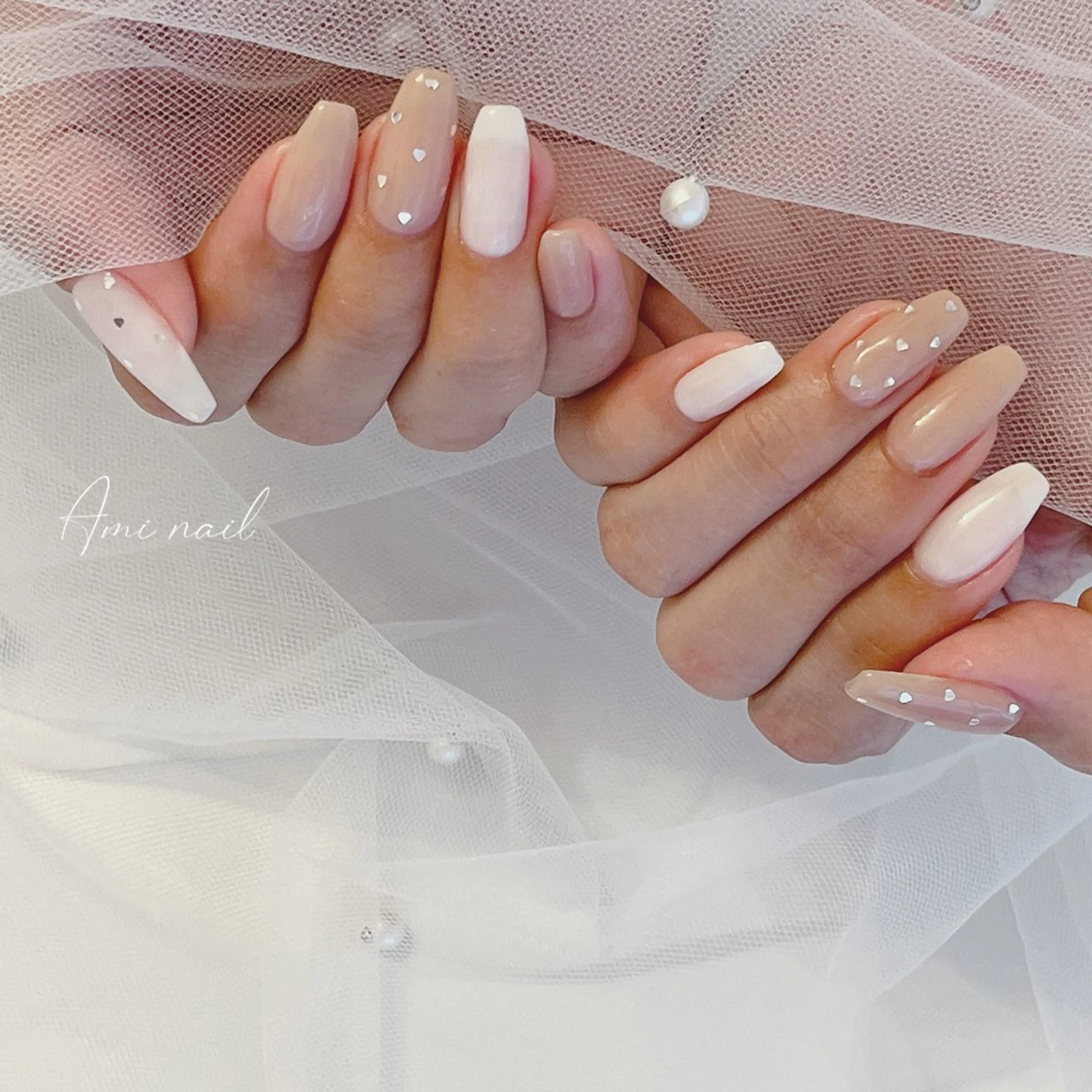 ネイル ハート Manami Kのネイルデザイン