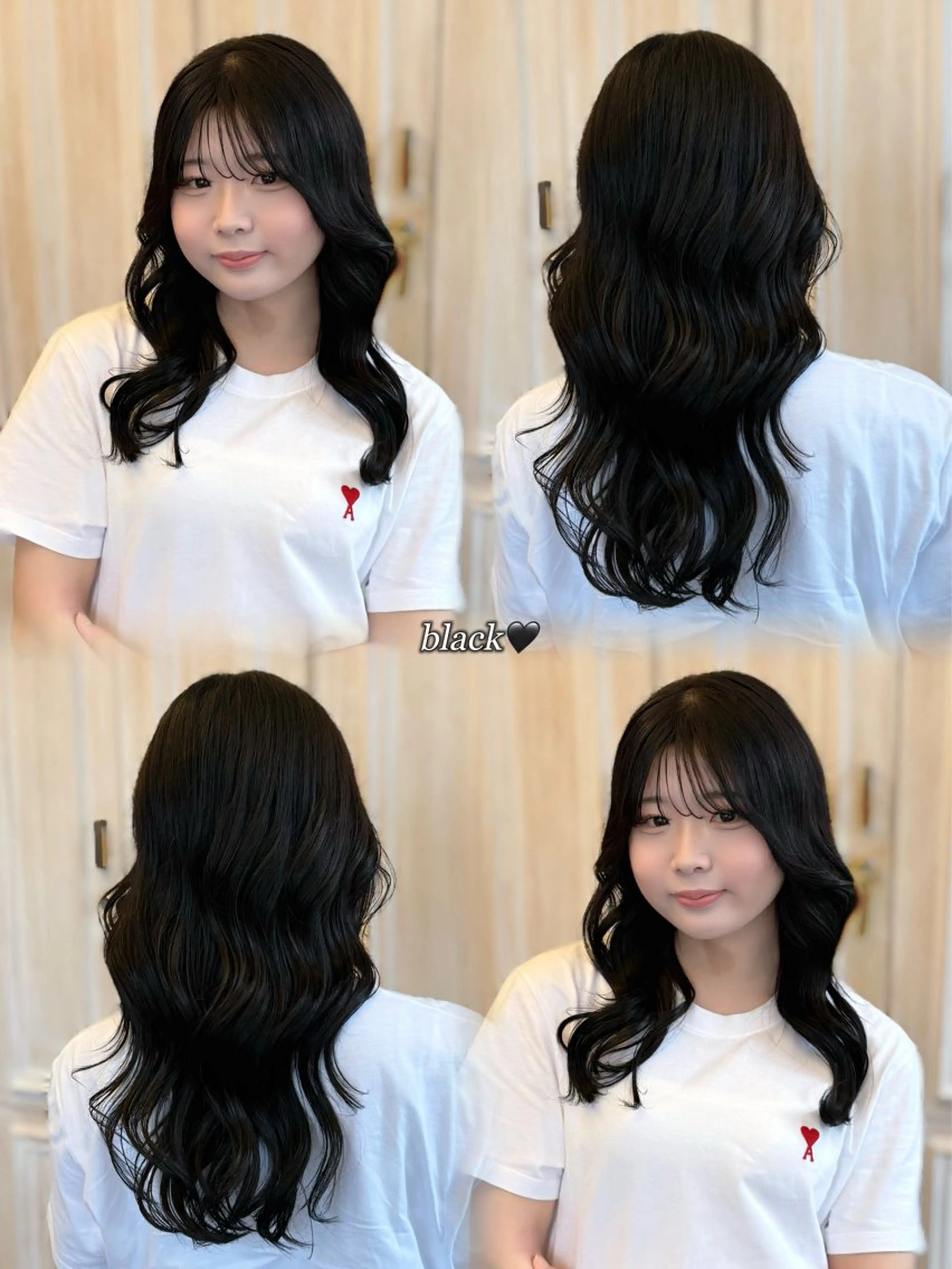 就活生必見⟡.·*.暗染めカラー🖤【シャンプーブロー込❕】の写真