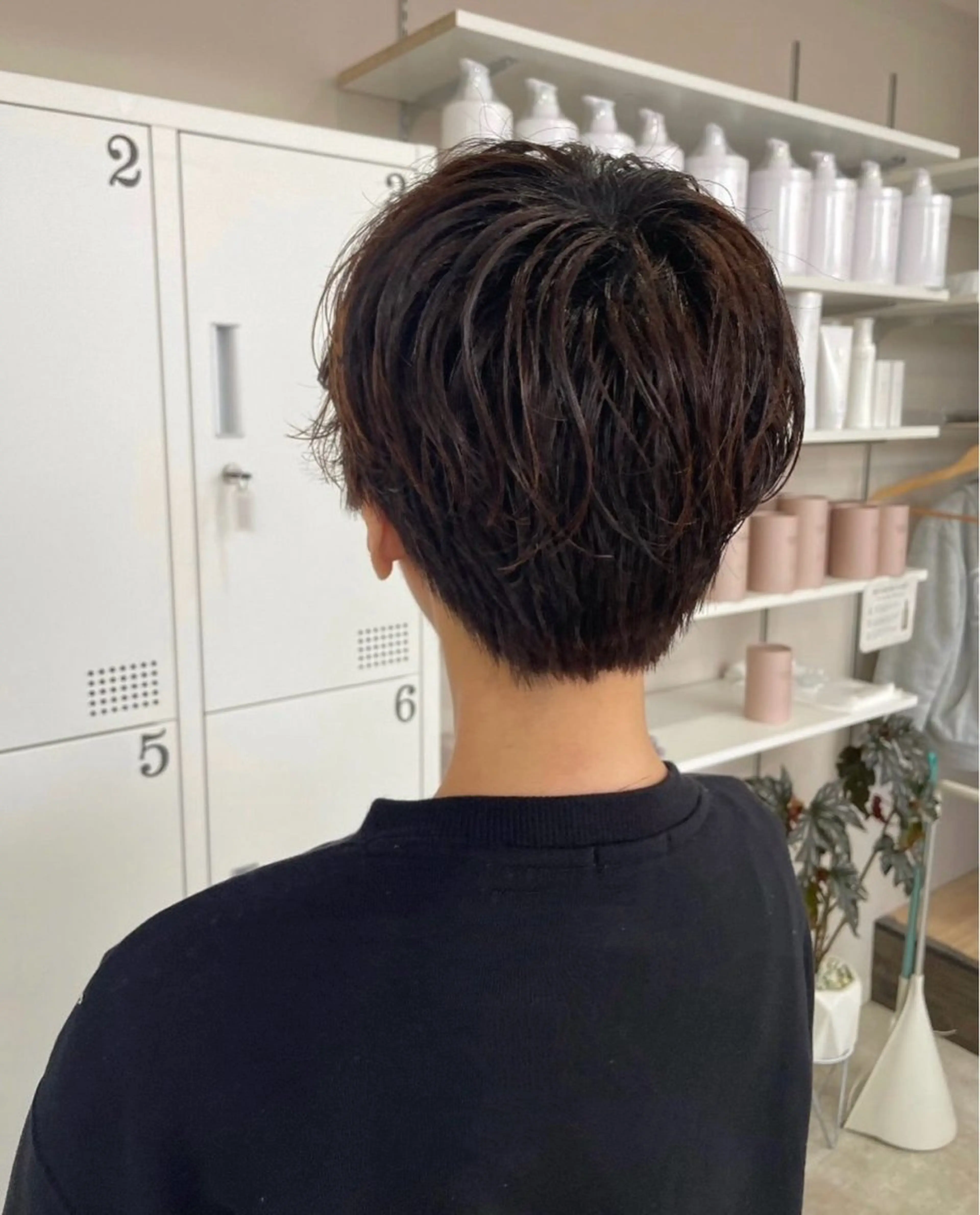 🤍💚ショート(ショートボブ)💚🤍の写真