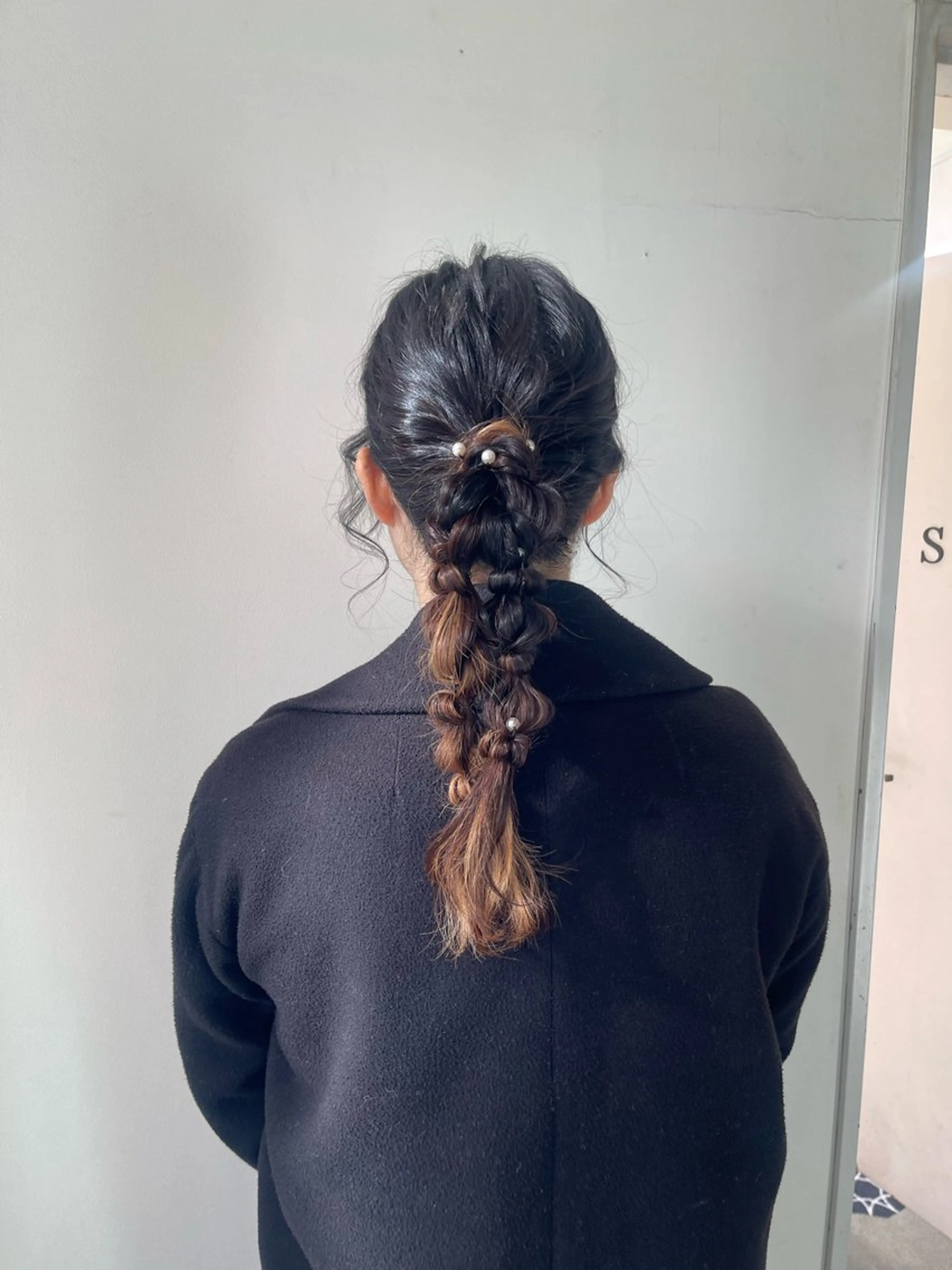 ヘアアレンジ ヘアセット 羽エクステ/シール エクステ/横浜駅5分のヘアスタイル