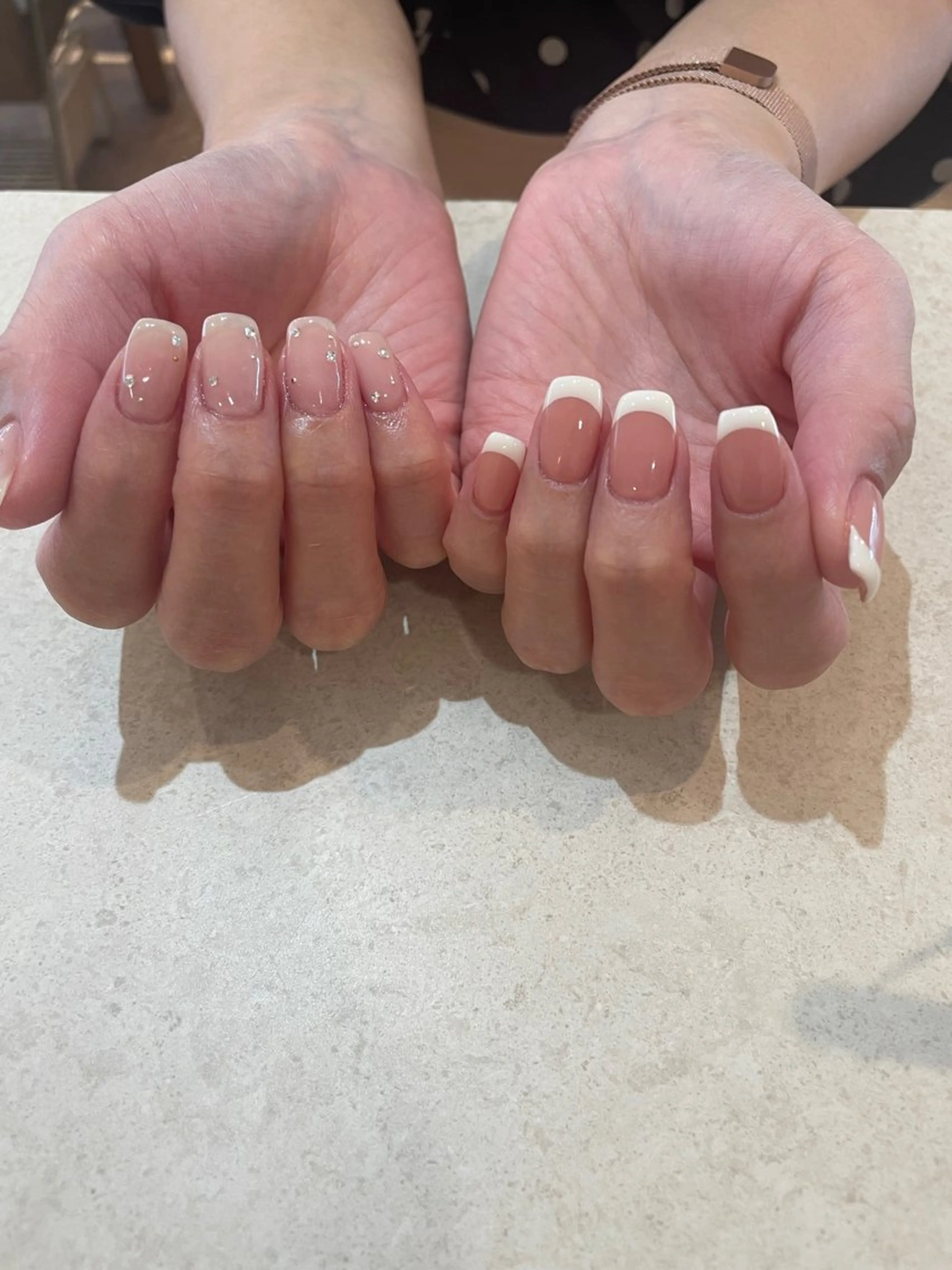 ネイル フレンチネイル ハンドネイル Maede Kanaのネイルデザイン