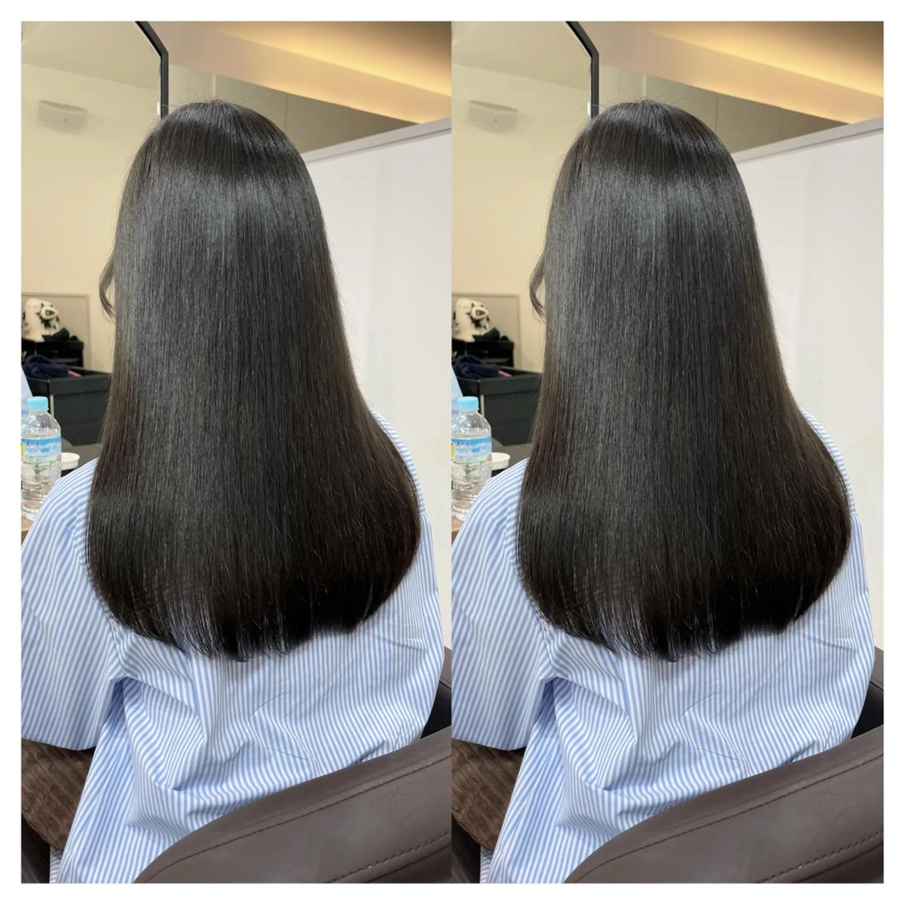 セミロング カラー カット ヘアカラー 縮毛矯正 トリートメント 村山 茉衣のヘアスタイル