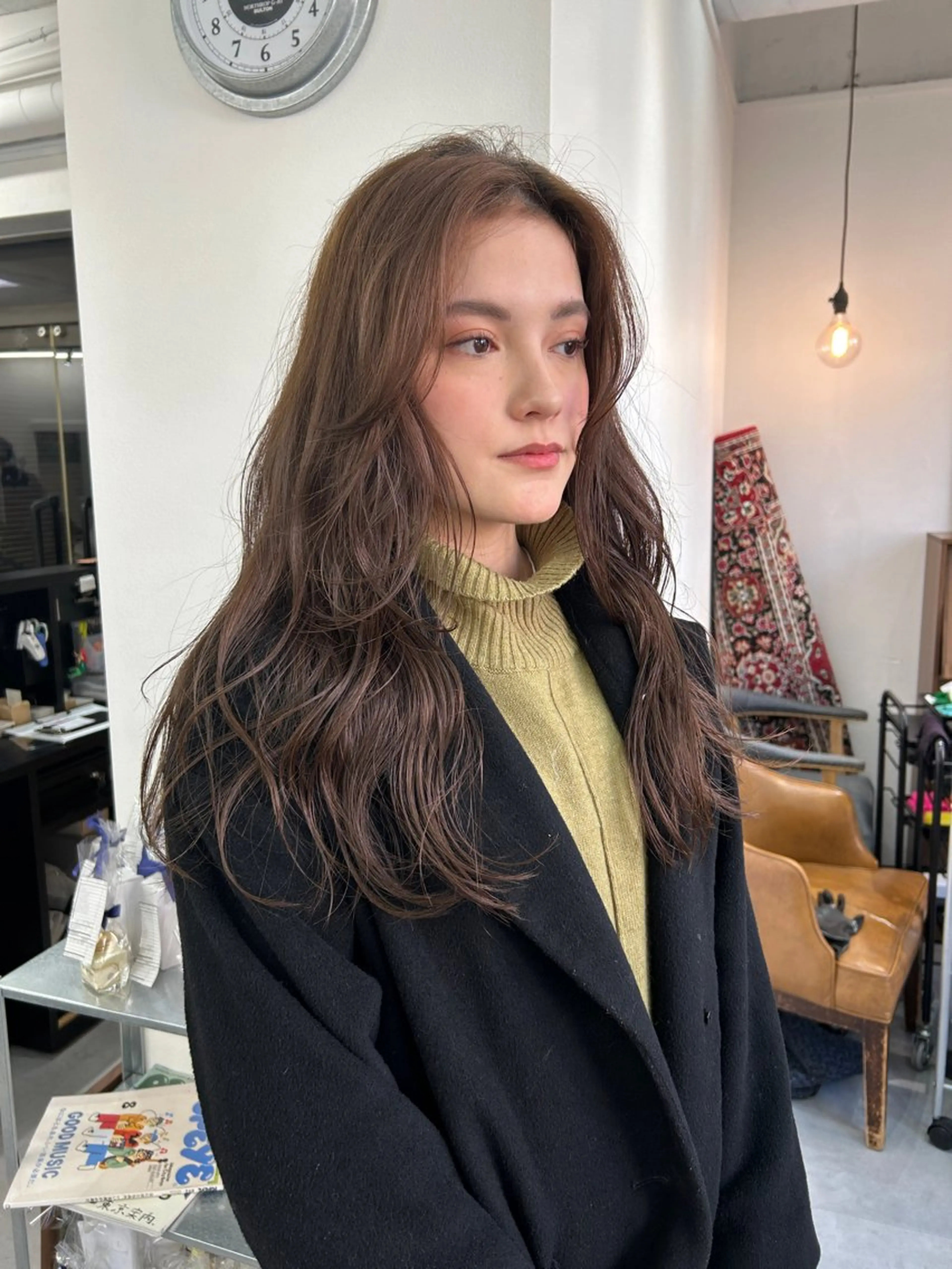 ロング カラー レイヤーボブ/ 艶カラー/サナ🌼のヘアスタイル