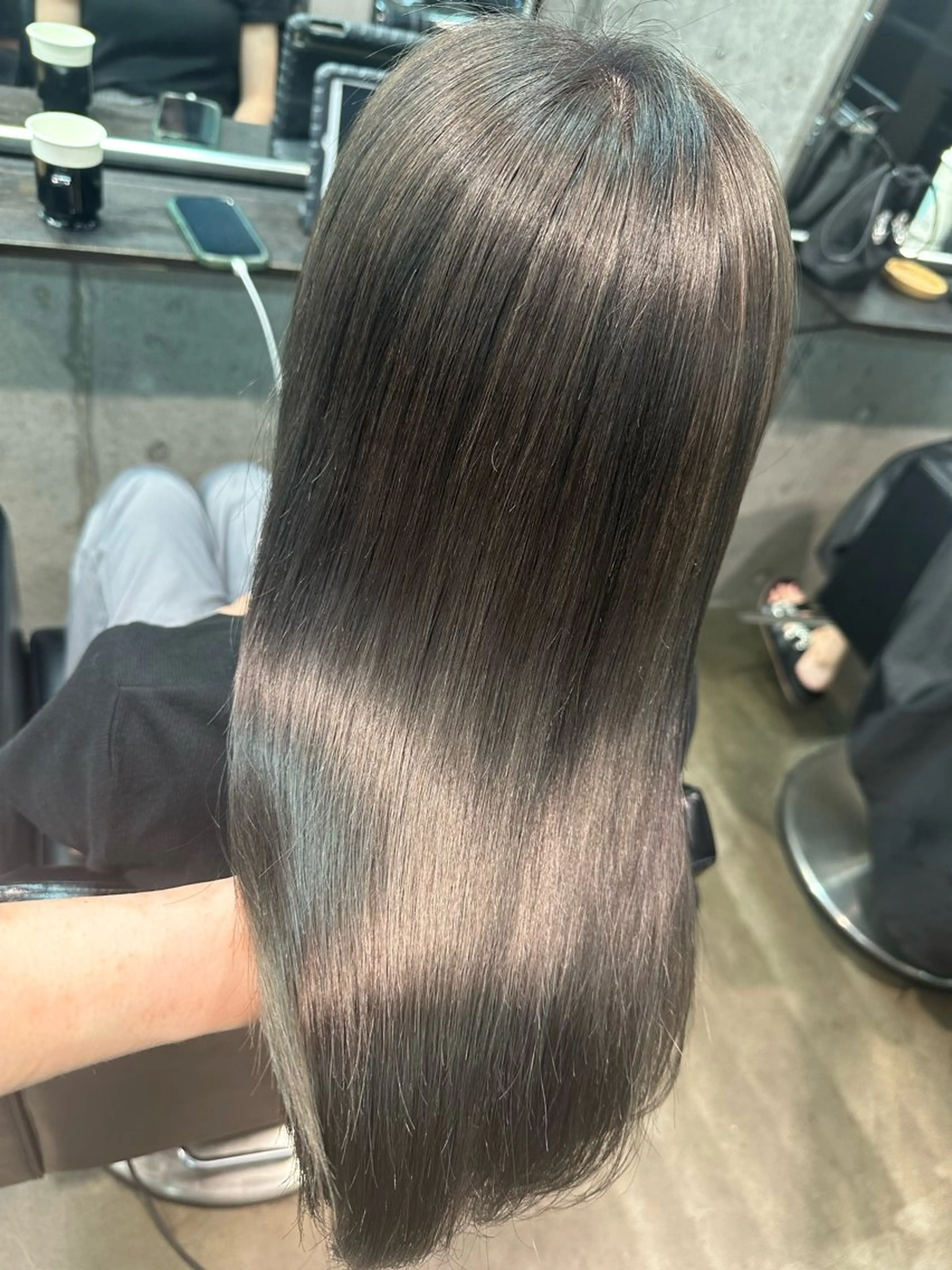 セミロング カラー ブリーチ ケアブリーチ トリートメント 🫧シールエクステ/ カラー🫧アサミ️のヘアスタイル