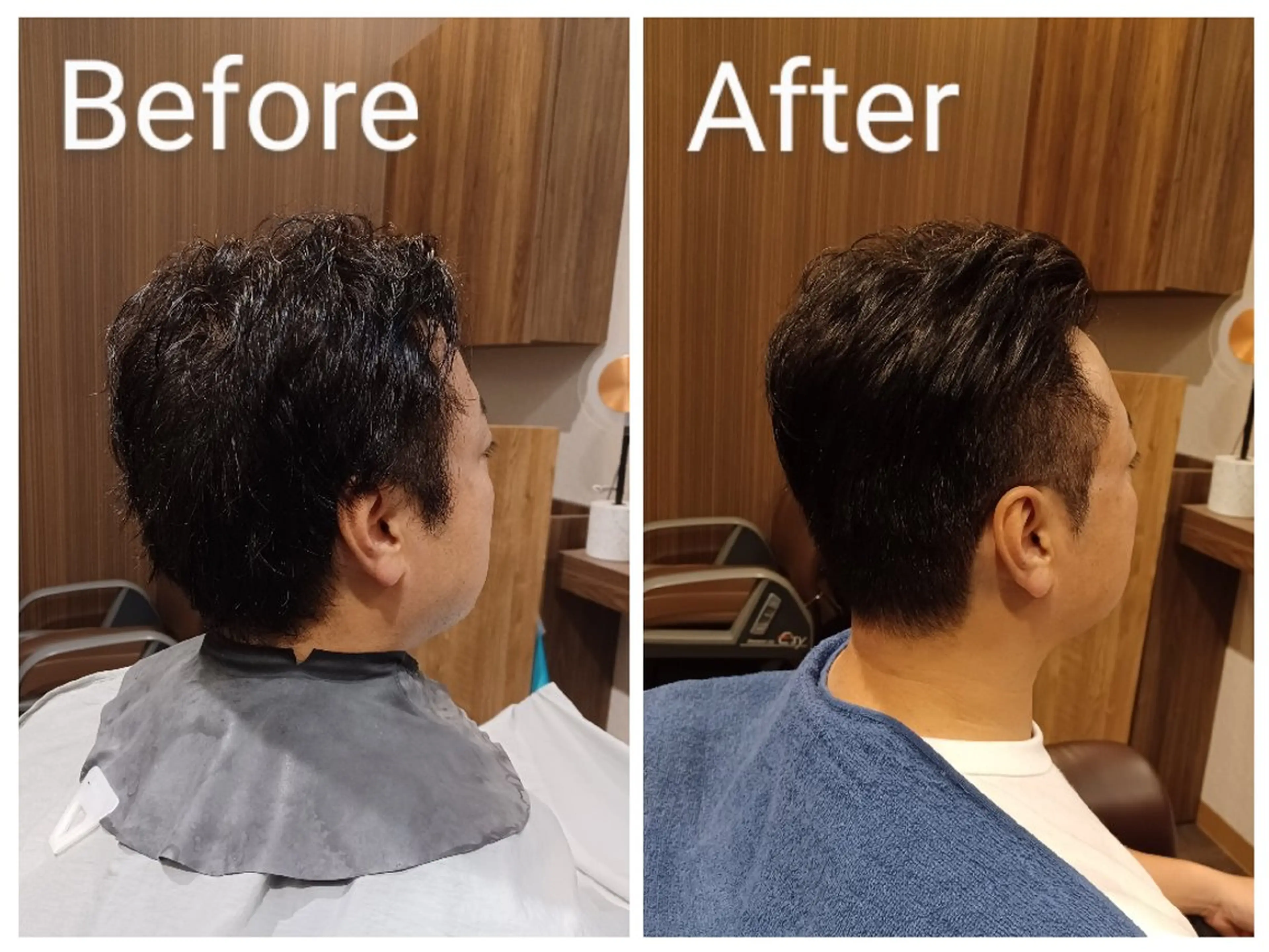 メンズ ミディアム BARBER 　STAG所属・BARBERSTAG 上拂恭平のヘアスタイル