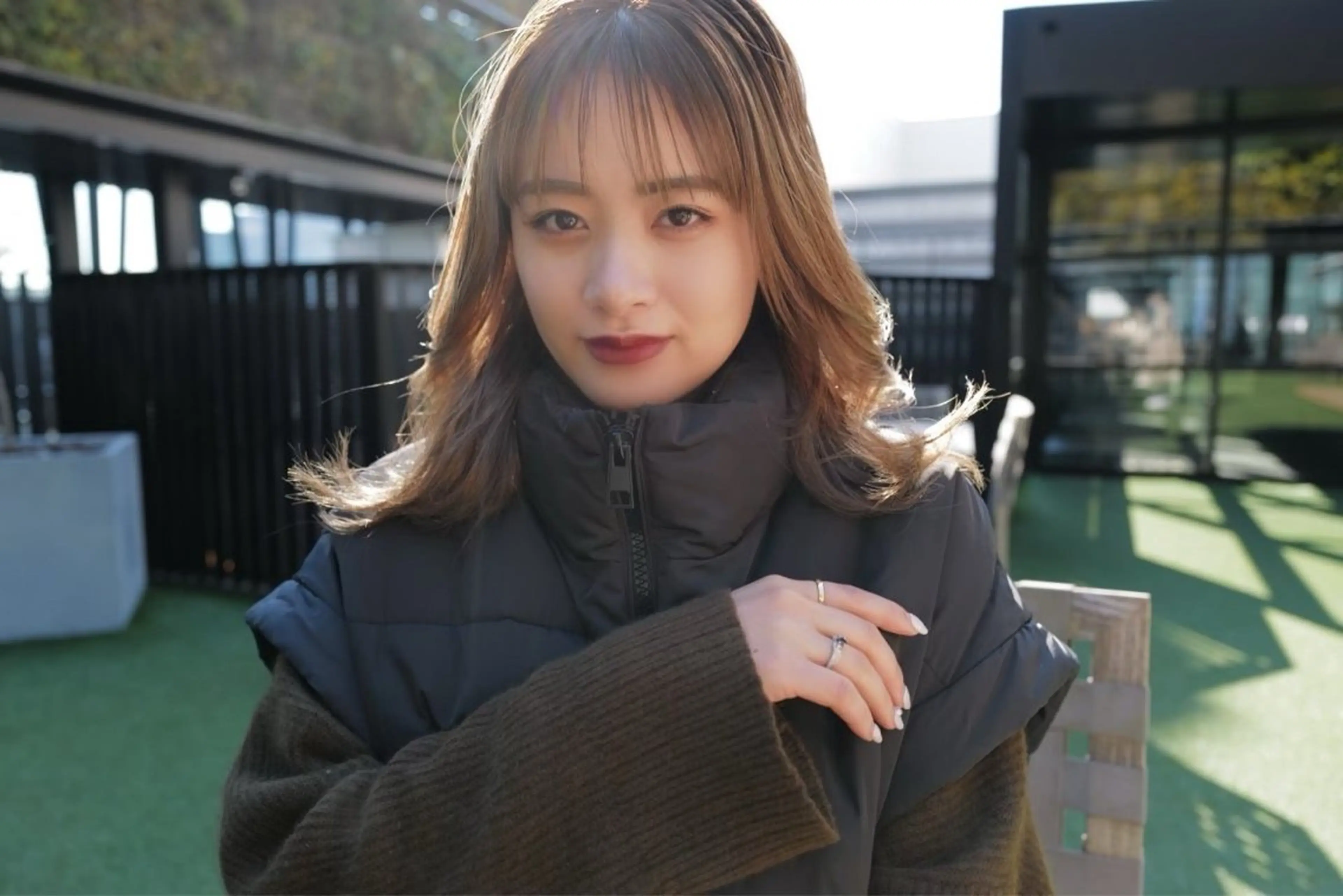 セミロング カット ヘアカラー トリートメント 沖丸 凌太のヘアスタイル