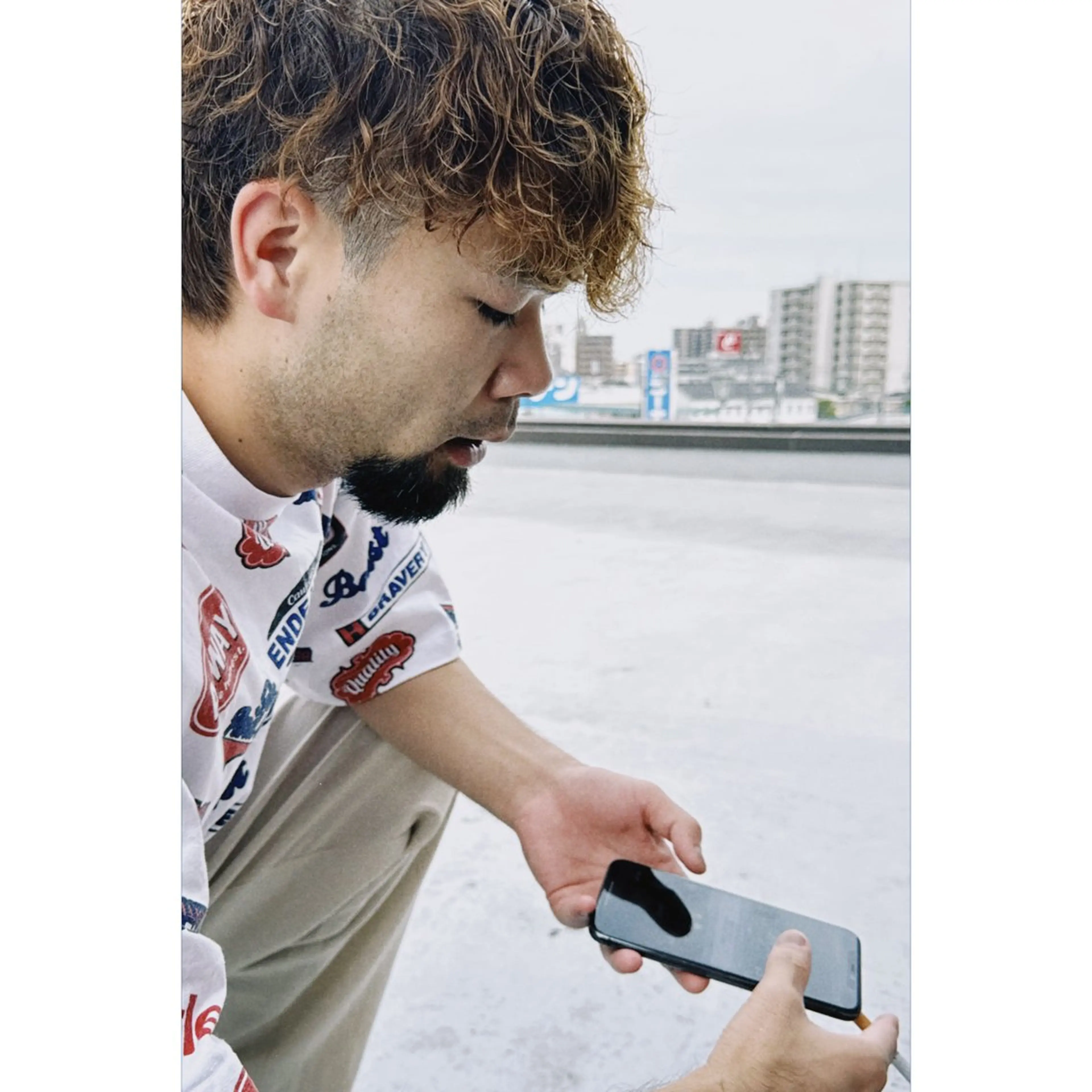 『白髪ぼかし』白髪染め＋パーマ＋カットの写真