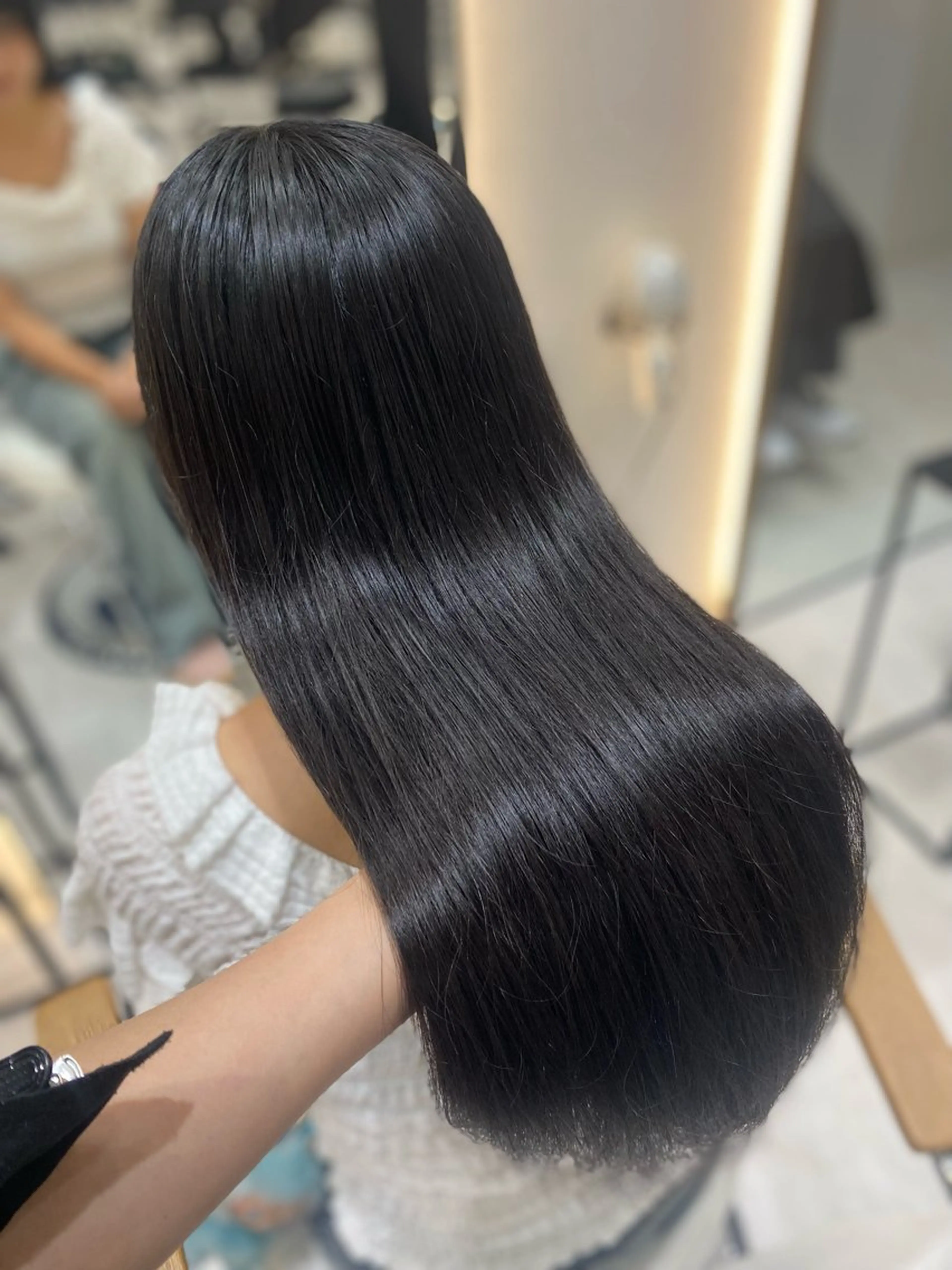 ロング カット ヘアカラー 髪質改善/艶カラー 🎀ヘアアレンジ🎀のヘアスタイル